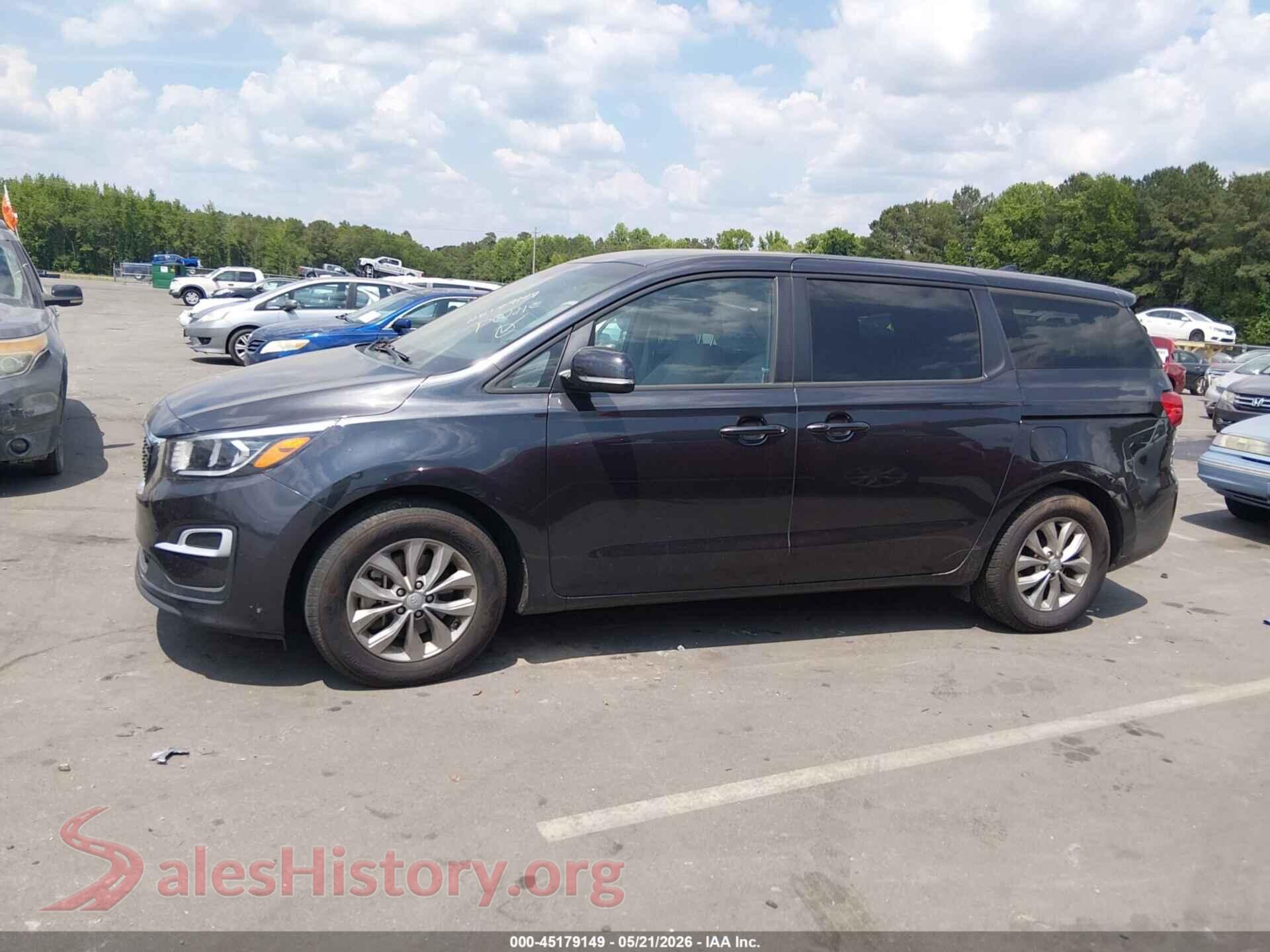 2019 KIA SEDONA VIN KNDMB5C18K6549104, auction photo 14