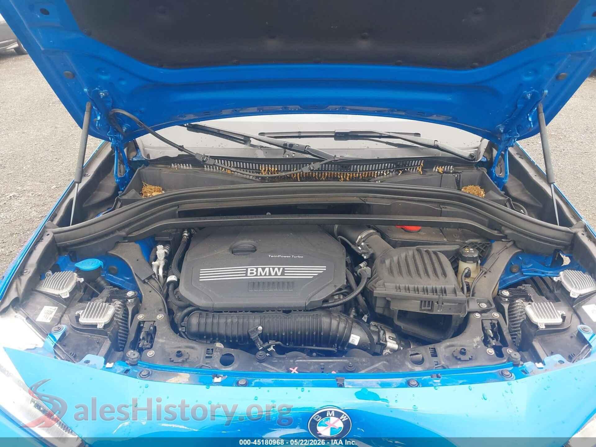 2023 BMW X2 VIN WBXYJ1C03P5V78353, interior dashboard