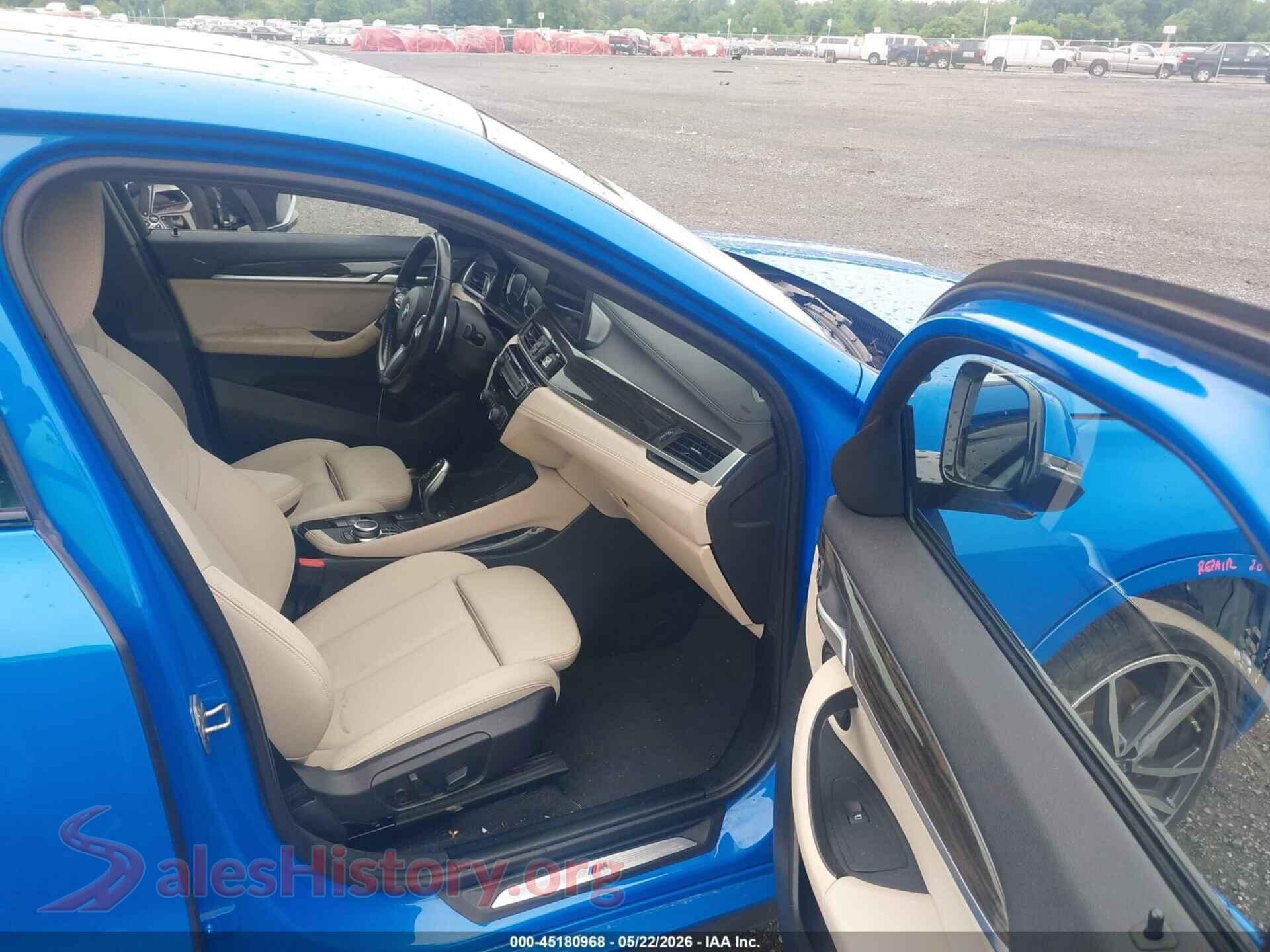 2023 BMW X2 VIN WBXYJ1C03P5V78353, rear view