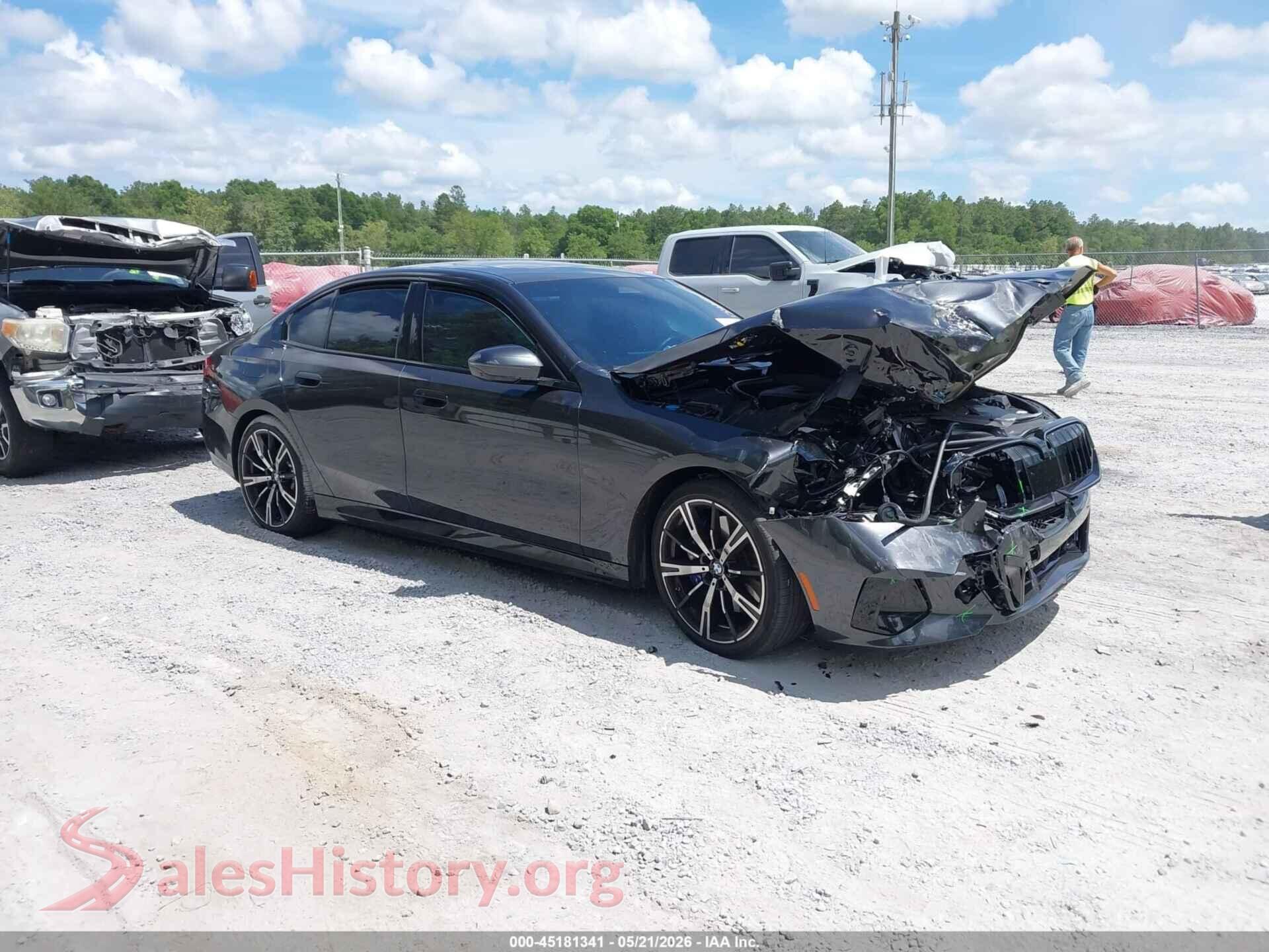 2024 BMW 540I VIN WBA63FJ09RCR20124, auction photo