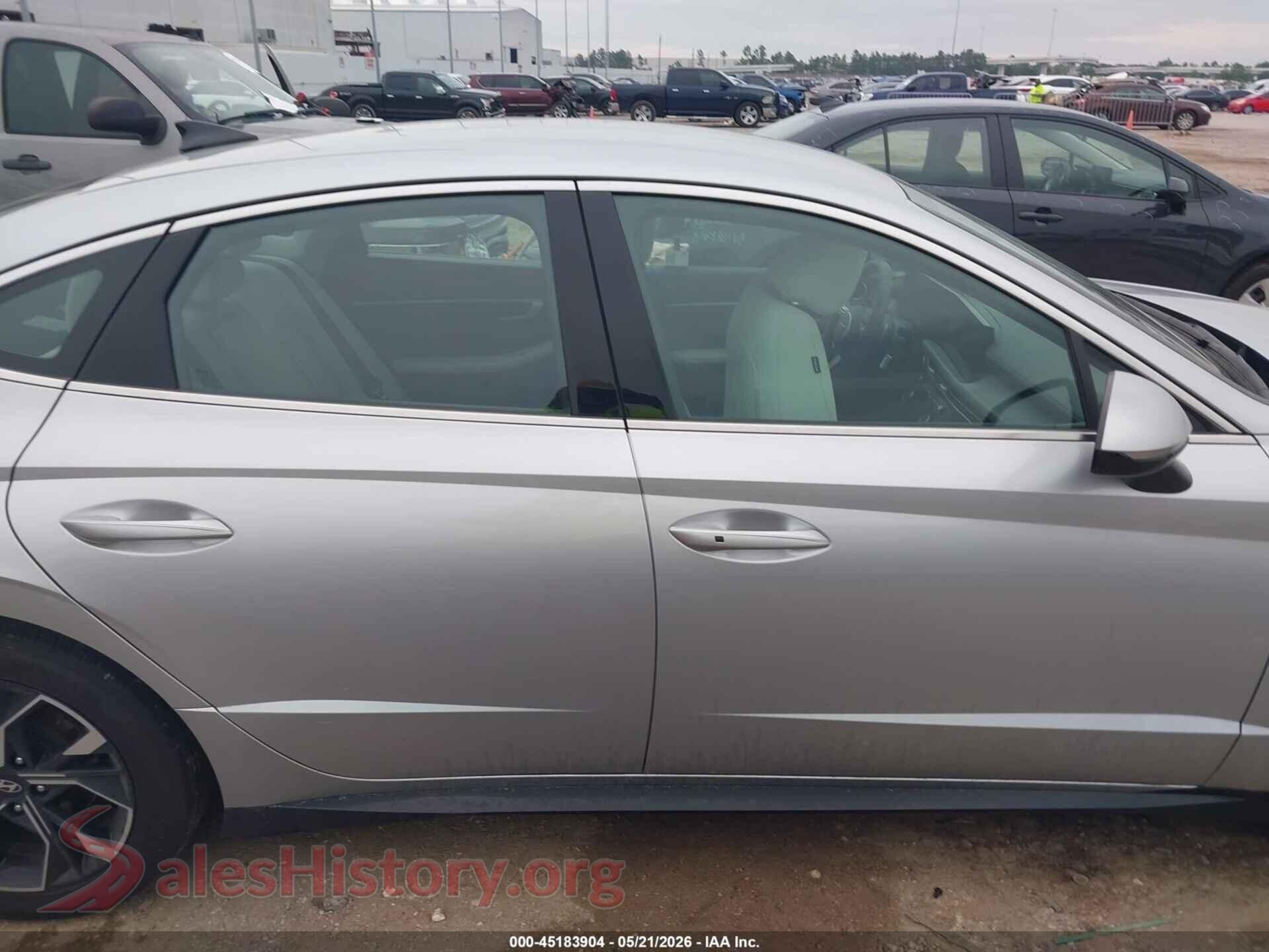 2025 HYUNDAI SONATA VIN KMHL64JA7SA448741, auction photo 14
