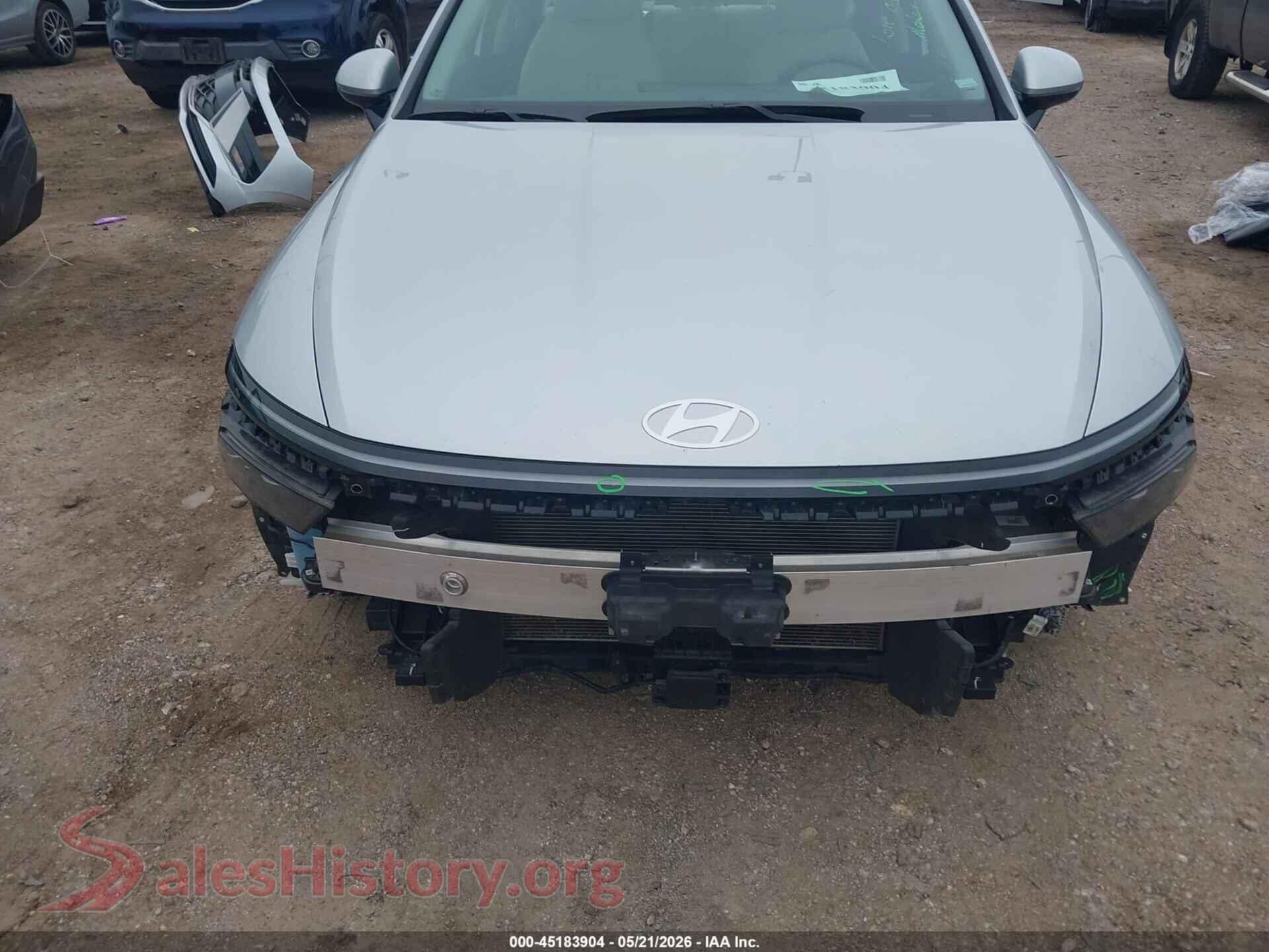 2025 HYUNDAI SONATA VIN KMHL64JA7SA448741, rear passenger side