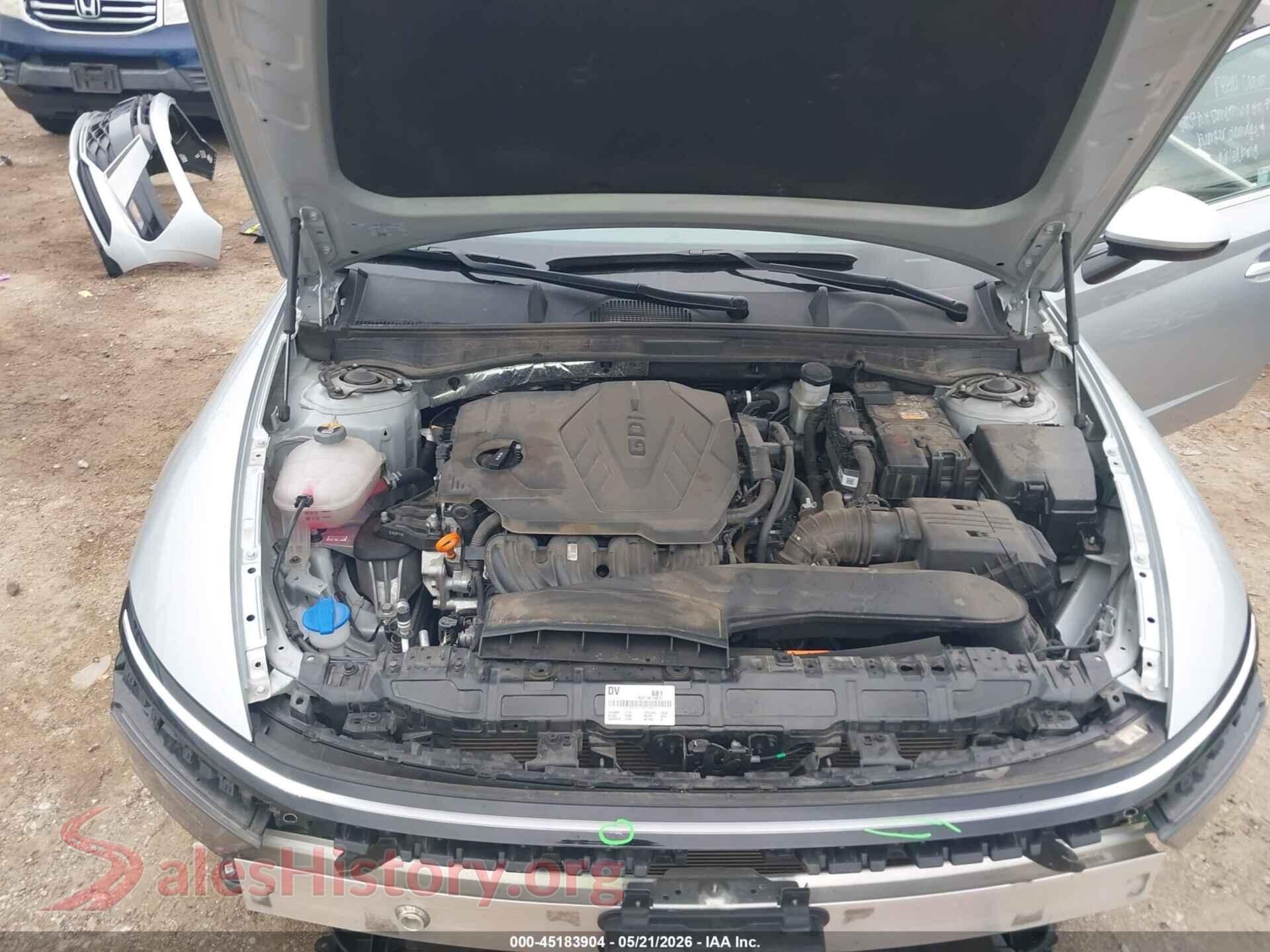 2025 HYUNDAI SONATA VIN KMHL64JA7SA448741, interior dashboard