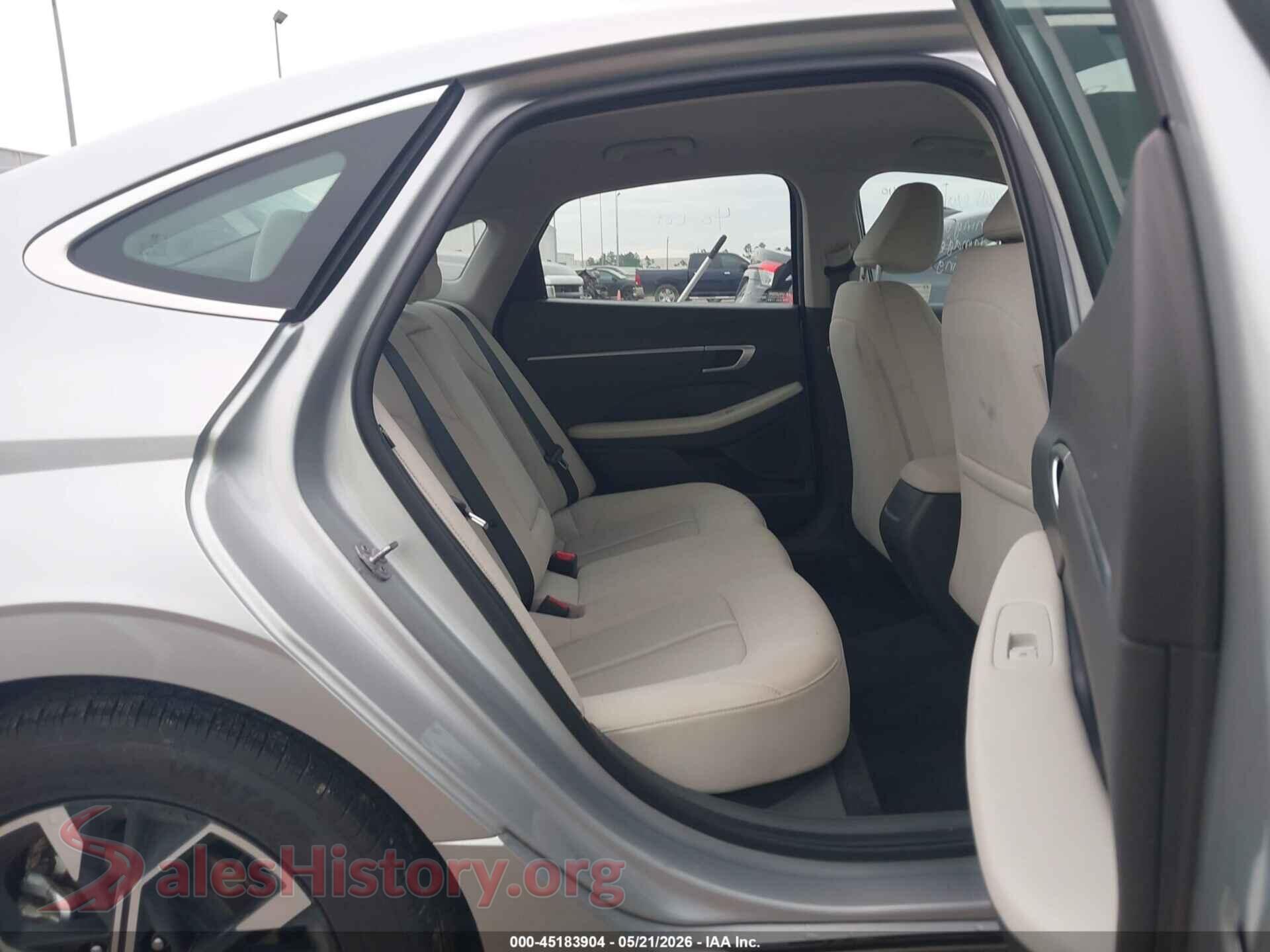 2025 HYUNDAI SONATA VIN KMHL64JA7SA448741, front passenger side