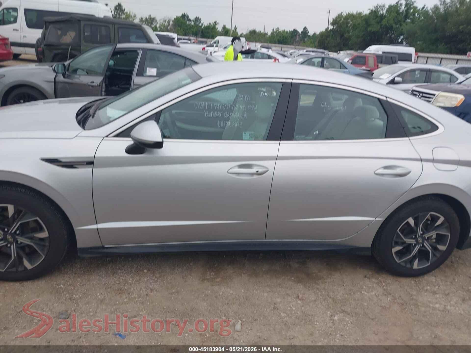 2025 HYUNDAI SONATA VIN KMHL64JA7SA448741, auction photo 15