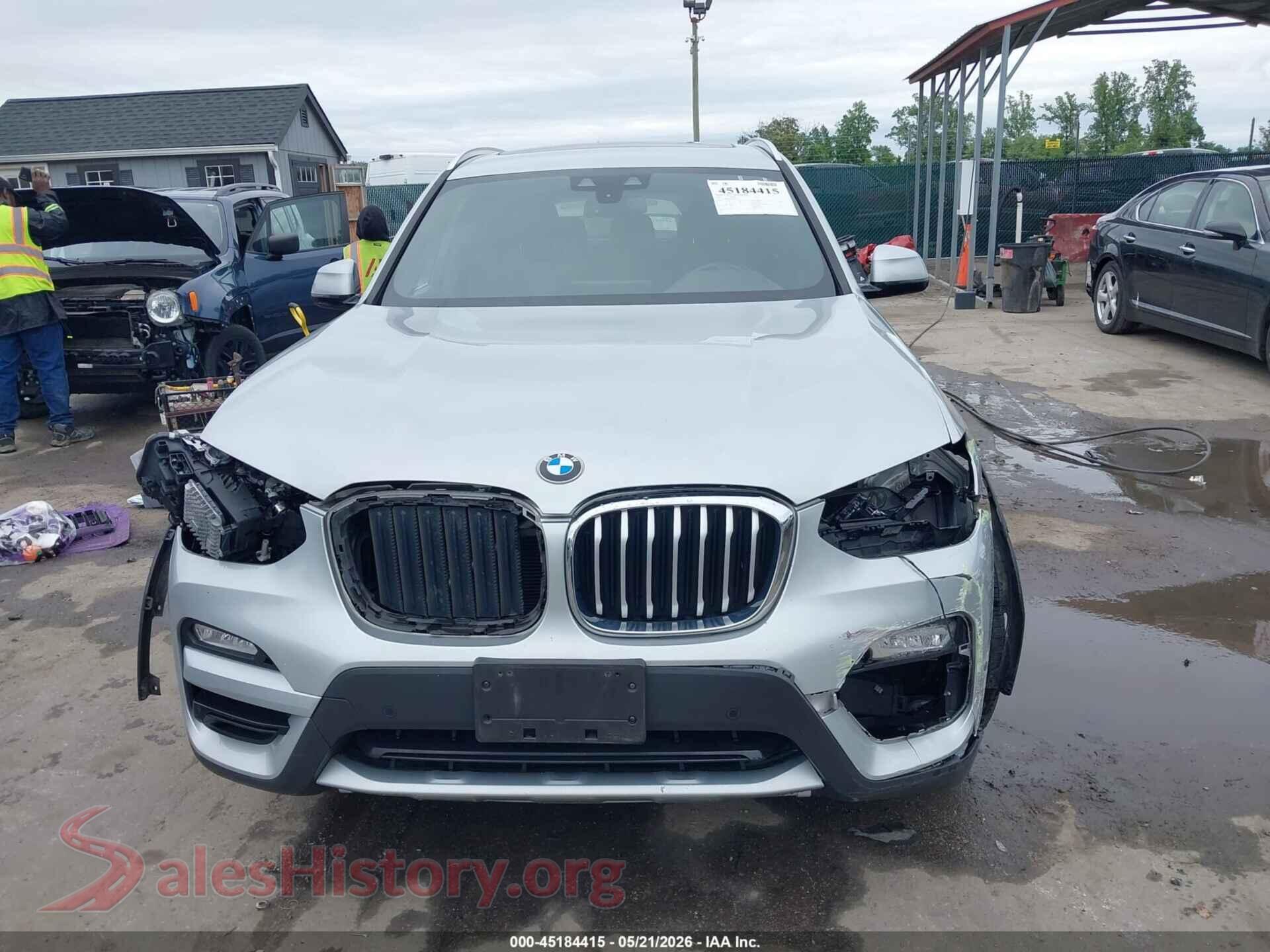 2019 BMW X3 VIN 5UXTR9C52KLD98748, auction photo 13