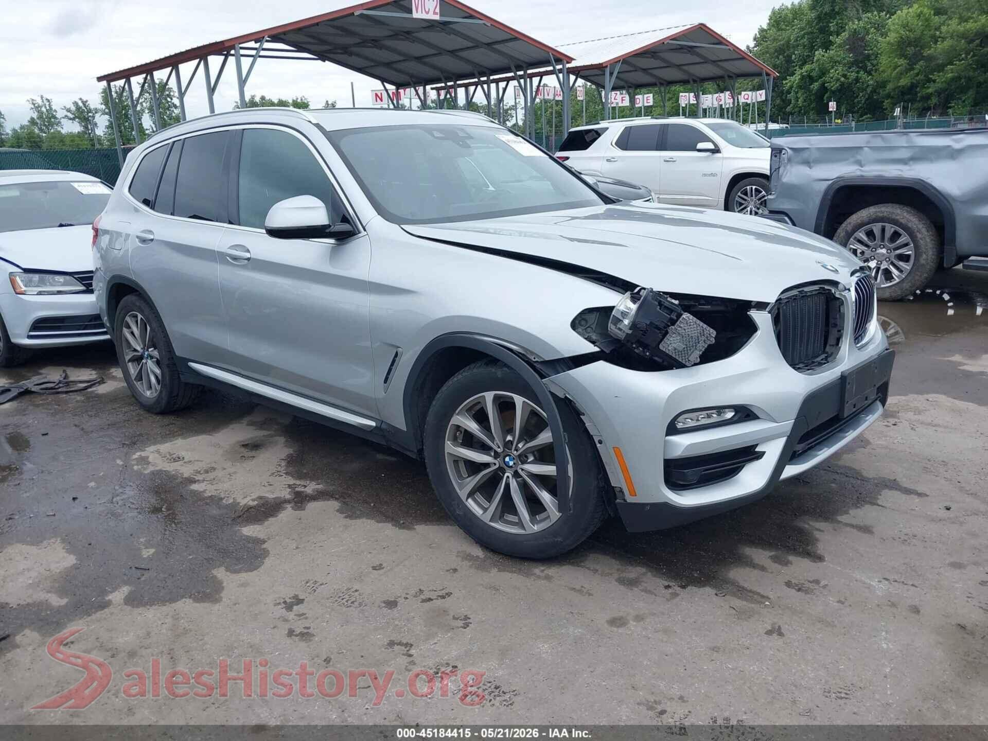 5UXTR9C52KLD98748 2019 BMW X3