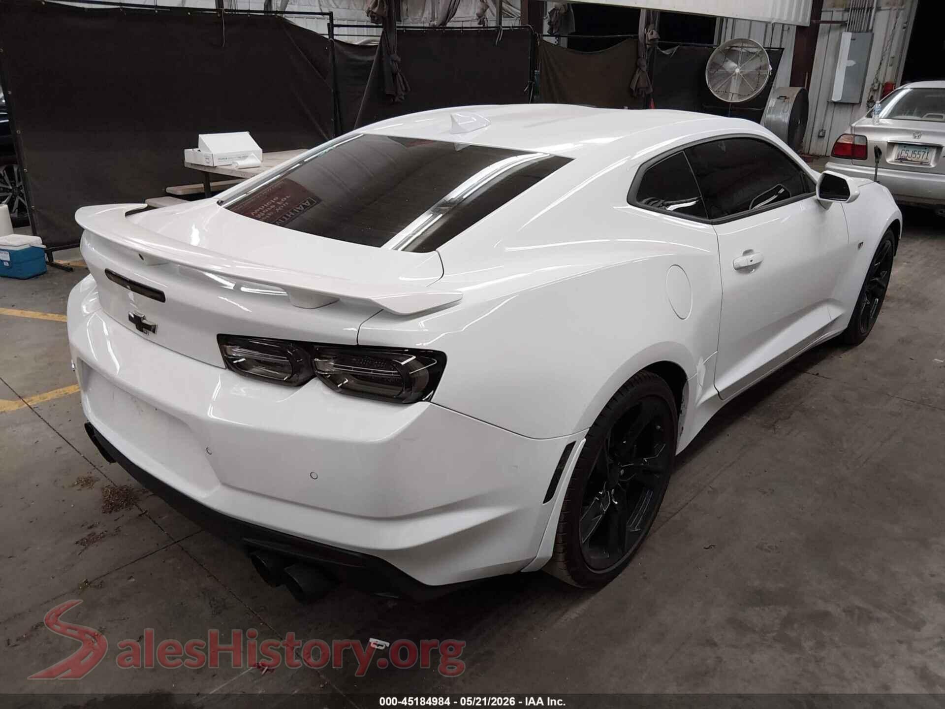 2019 CHEVROLET CAMARO VIN 1G1FH1R73K0123148, rear driver side
