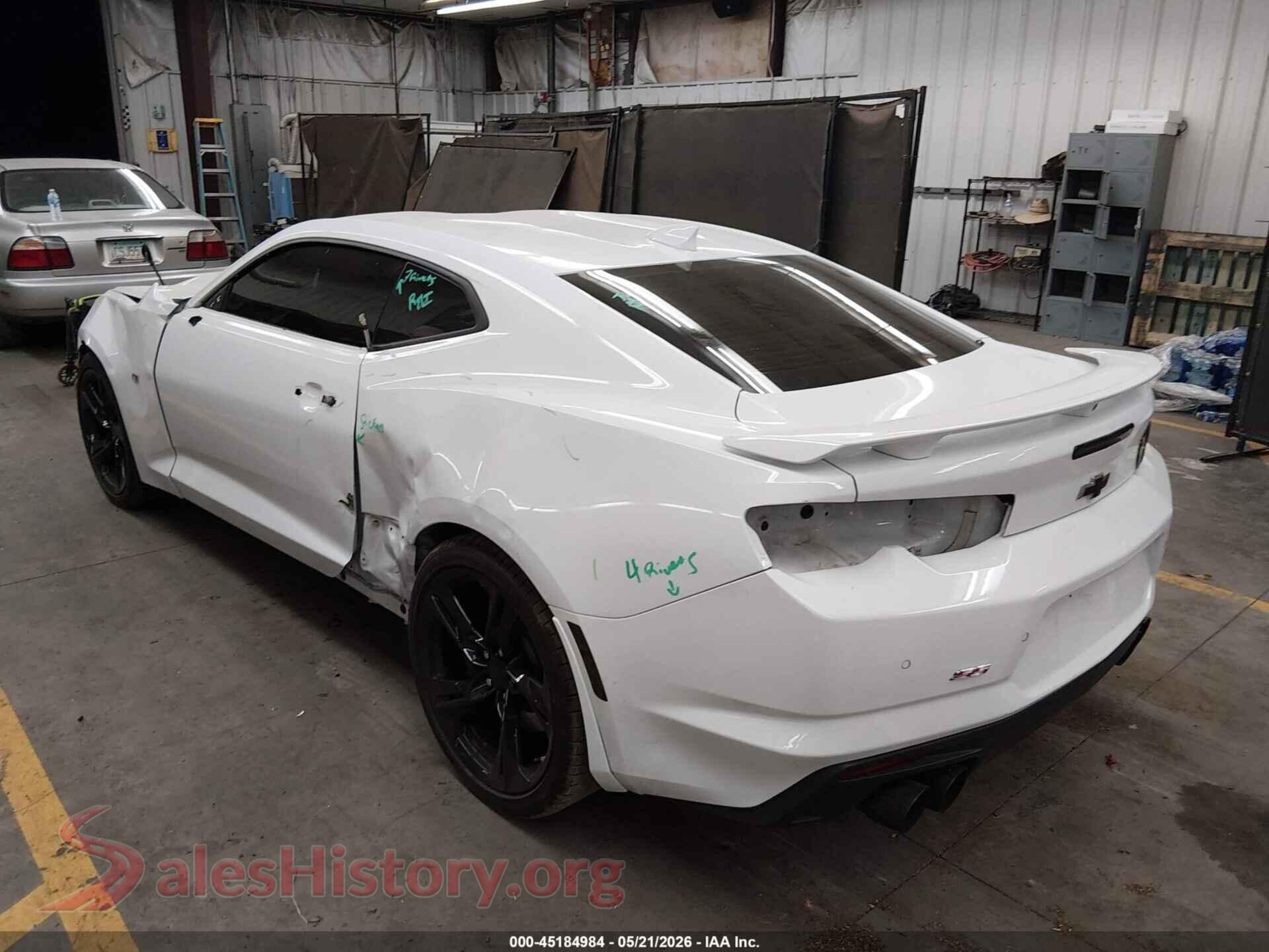 2019 CHEVROLET CAMARO VIN 1G1FH1R73K0123148, driver side view