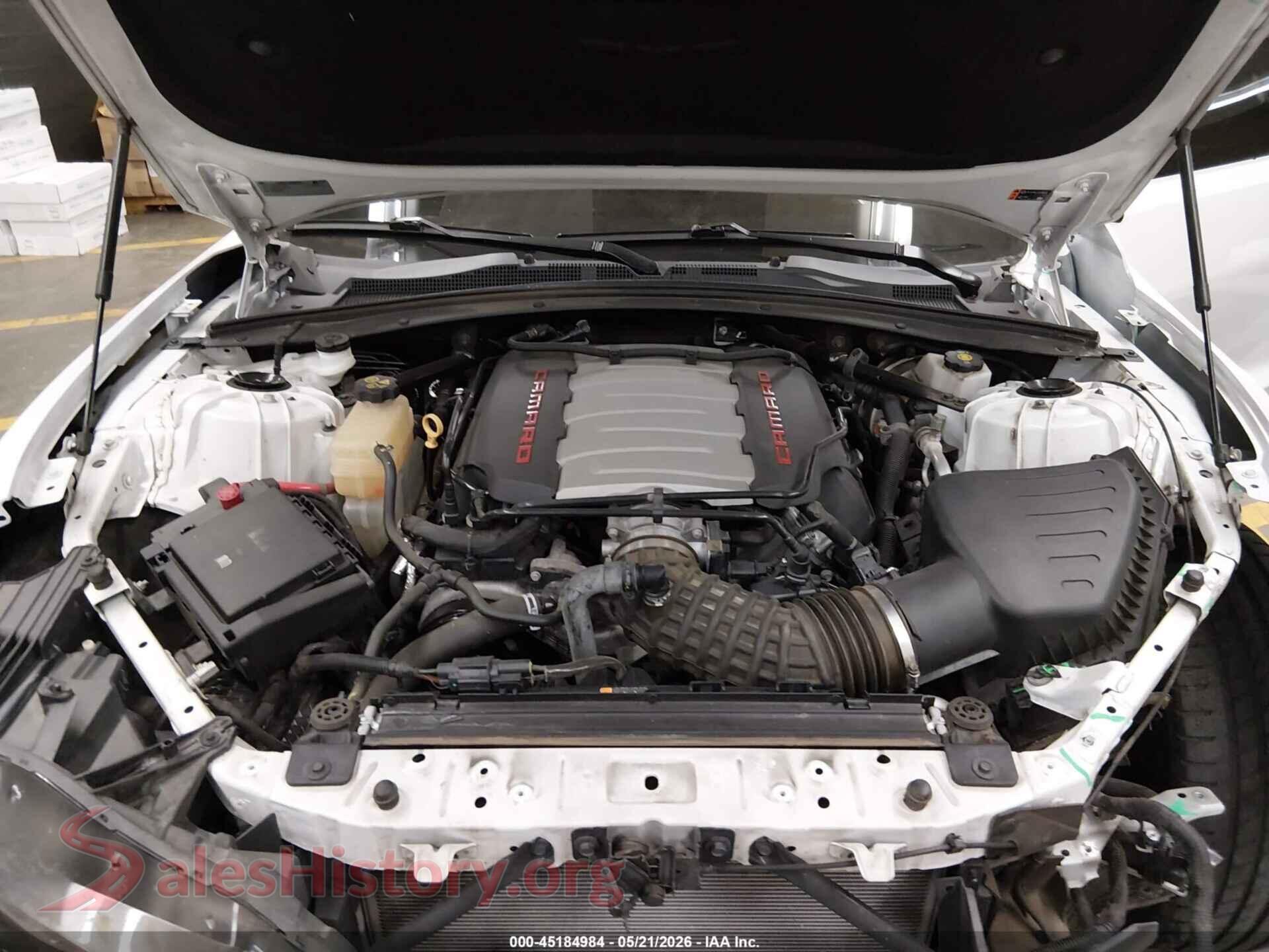 2019 CHEVROLET CAMARO VIN 1G1FH1R73K0123148, interior dashboard