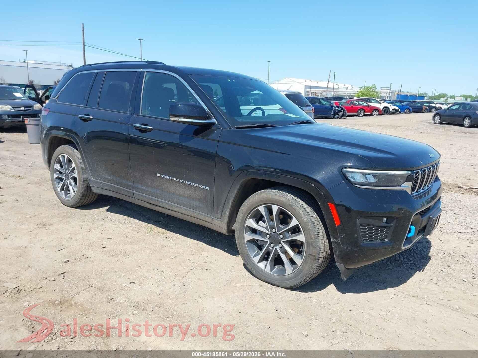2023 JEEP GRAND CHEROKEE 4XE VIN 1C4RJYD60PC633947, auction photo