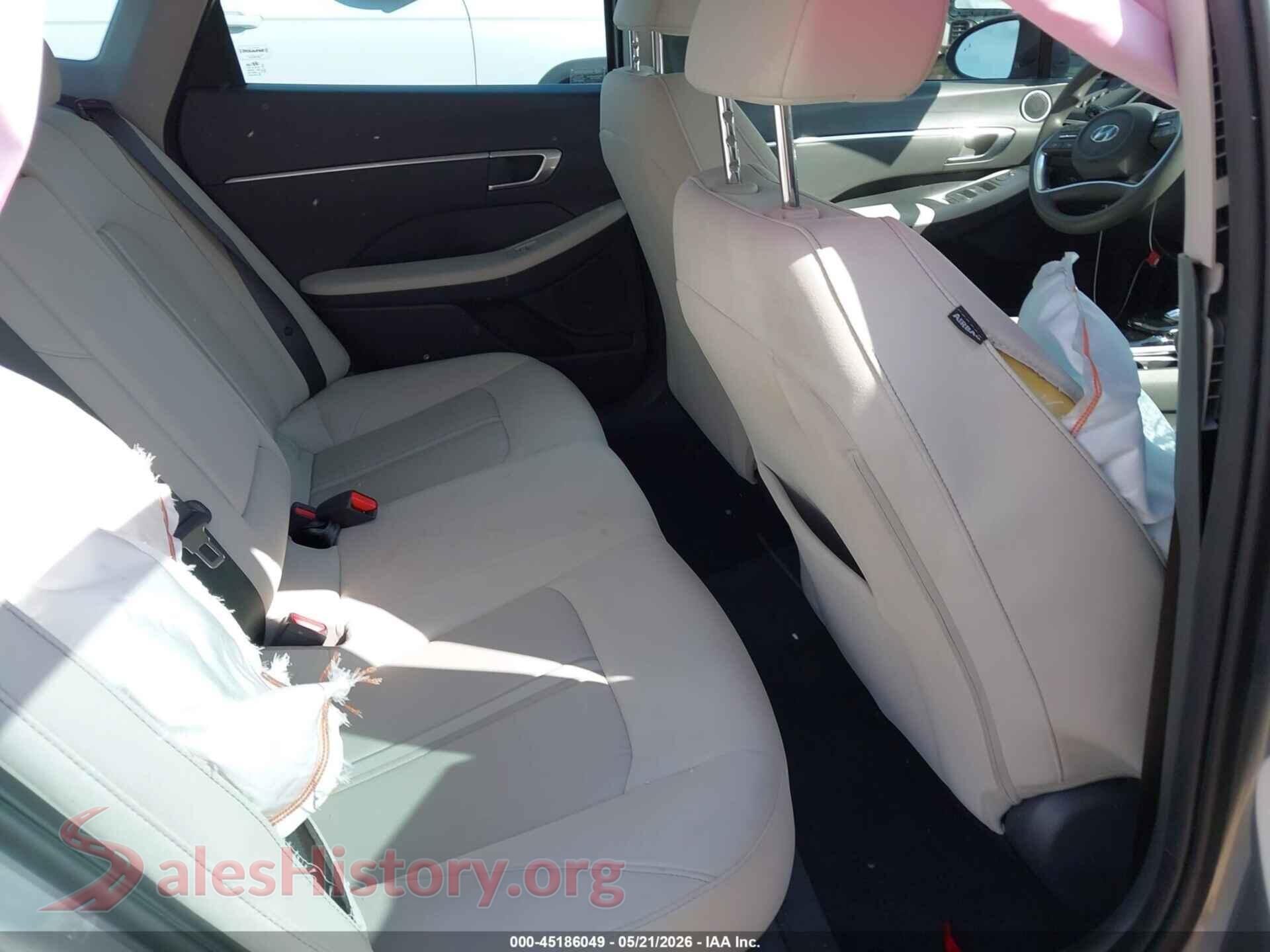2023 HYUNDAI SONATA VIN KMHL64JA8PA278168, front passenger side