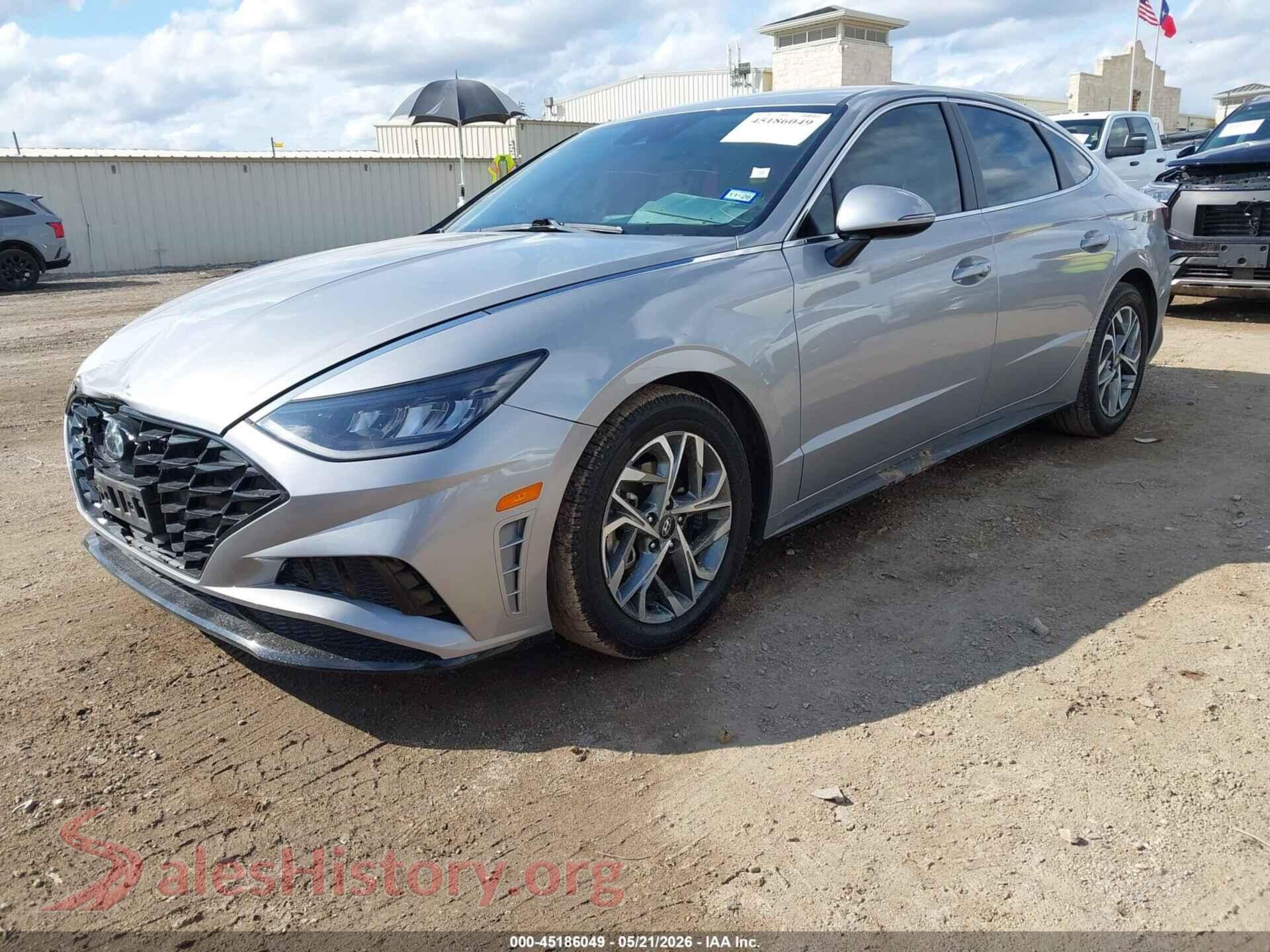 2023 HYUNDAI SONATA VIN KMHL64JA8PA278168, front view