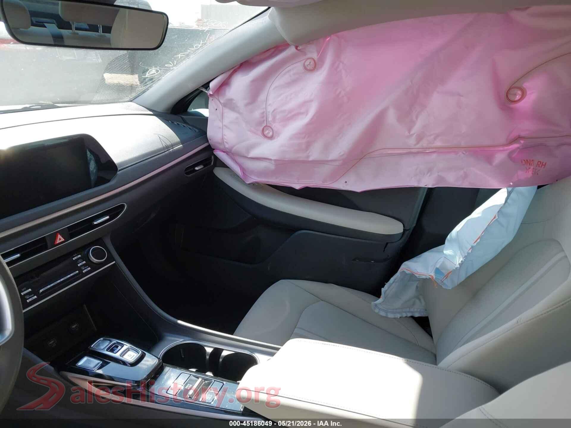 2023 HYUNDAI SONATA VIN KMHL64JA8PA278168, rear view