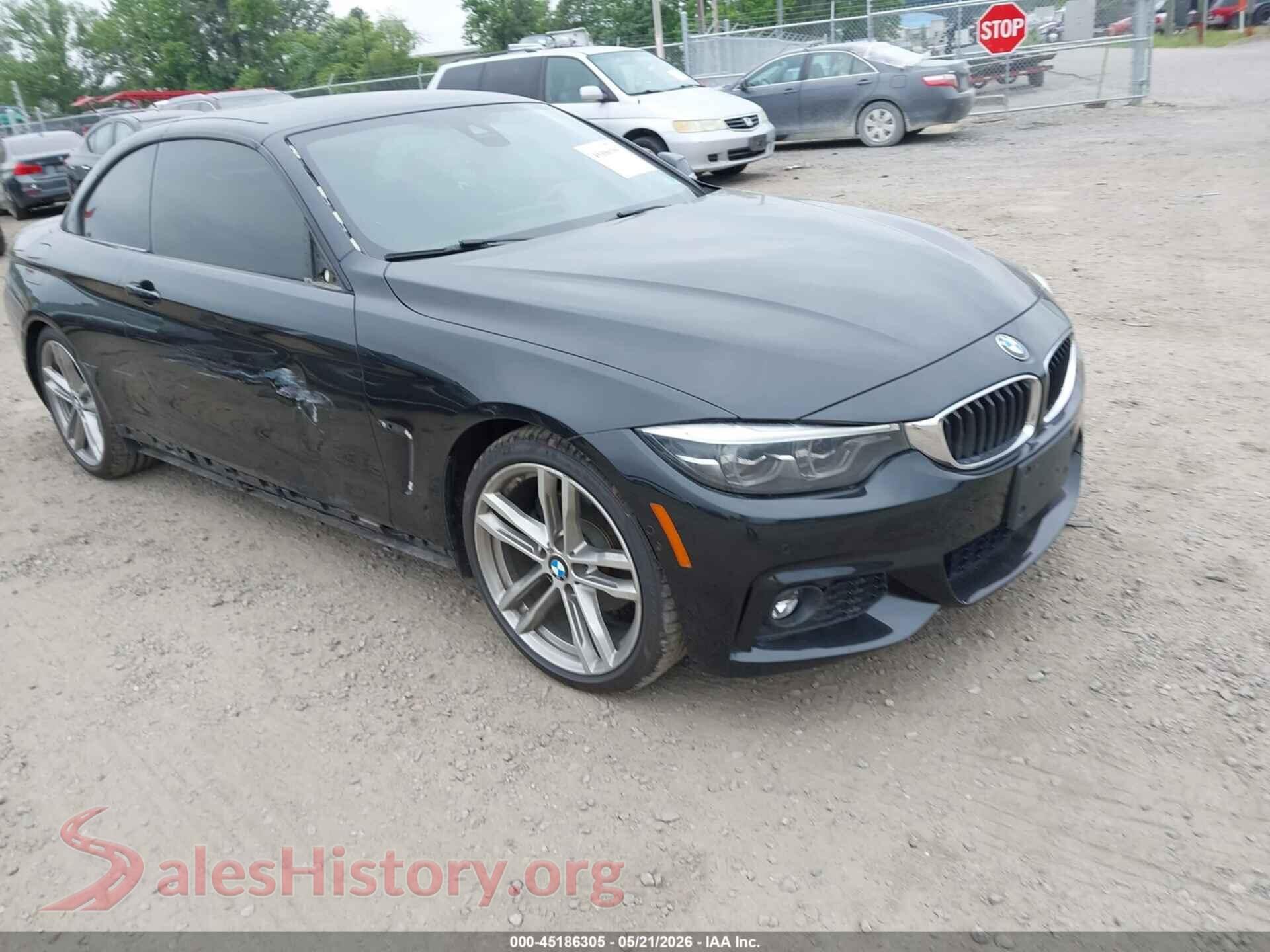 2018 BMW 430I VIN WBA4Z1C50JEC59127, auction photo
