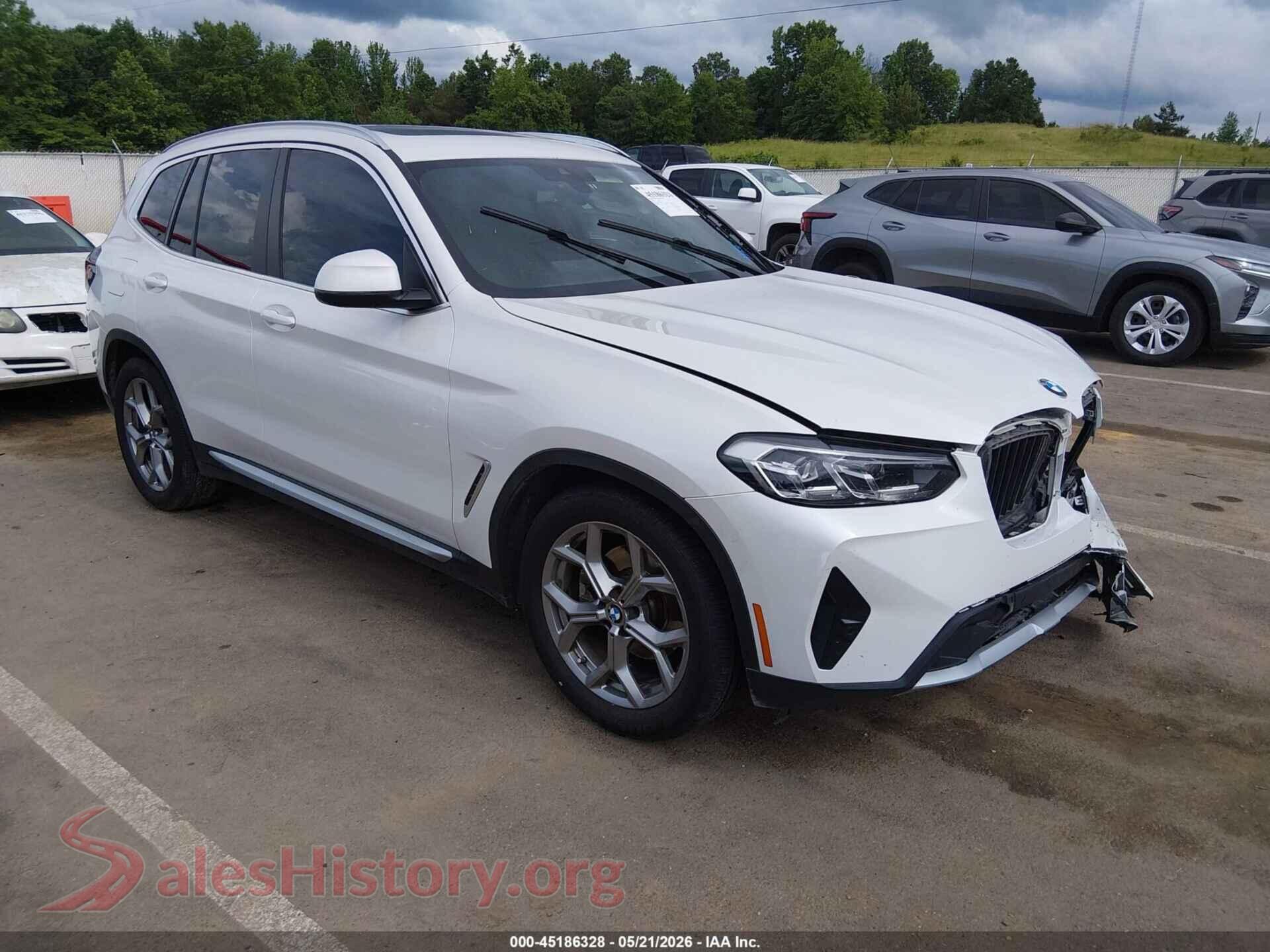 5UX53DP01N9J50159 2022 BMW X3