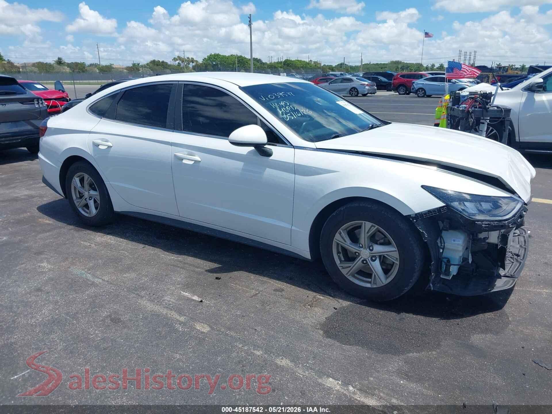 5NPEG4JA8LH039572 2020 HYUNDAI SONATA