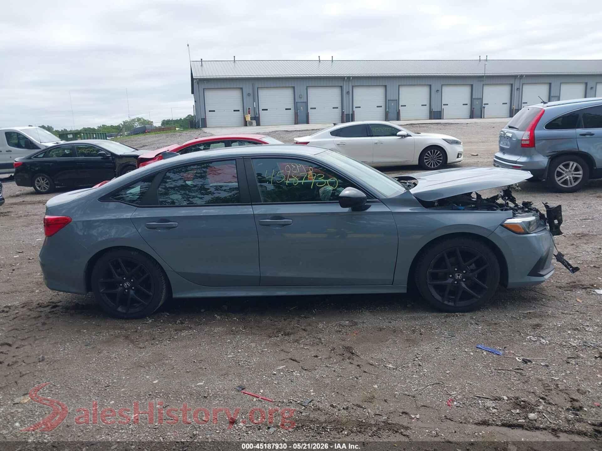 2022 HONDA CIVIC VIN 2HGFE2F55NH569005, auction photo 13