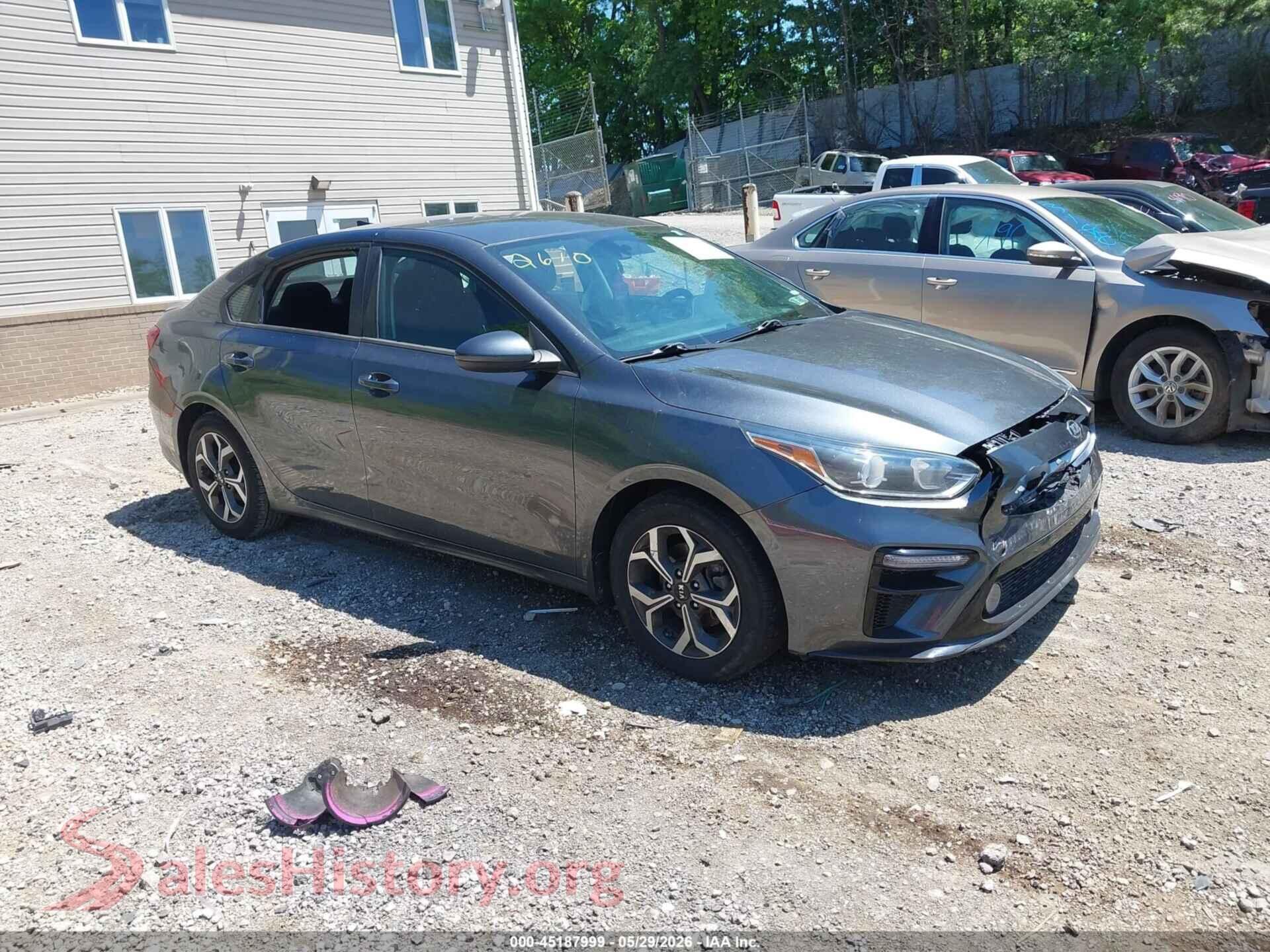 3KPF24AD0LE162610 2020 KIA FORTE