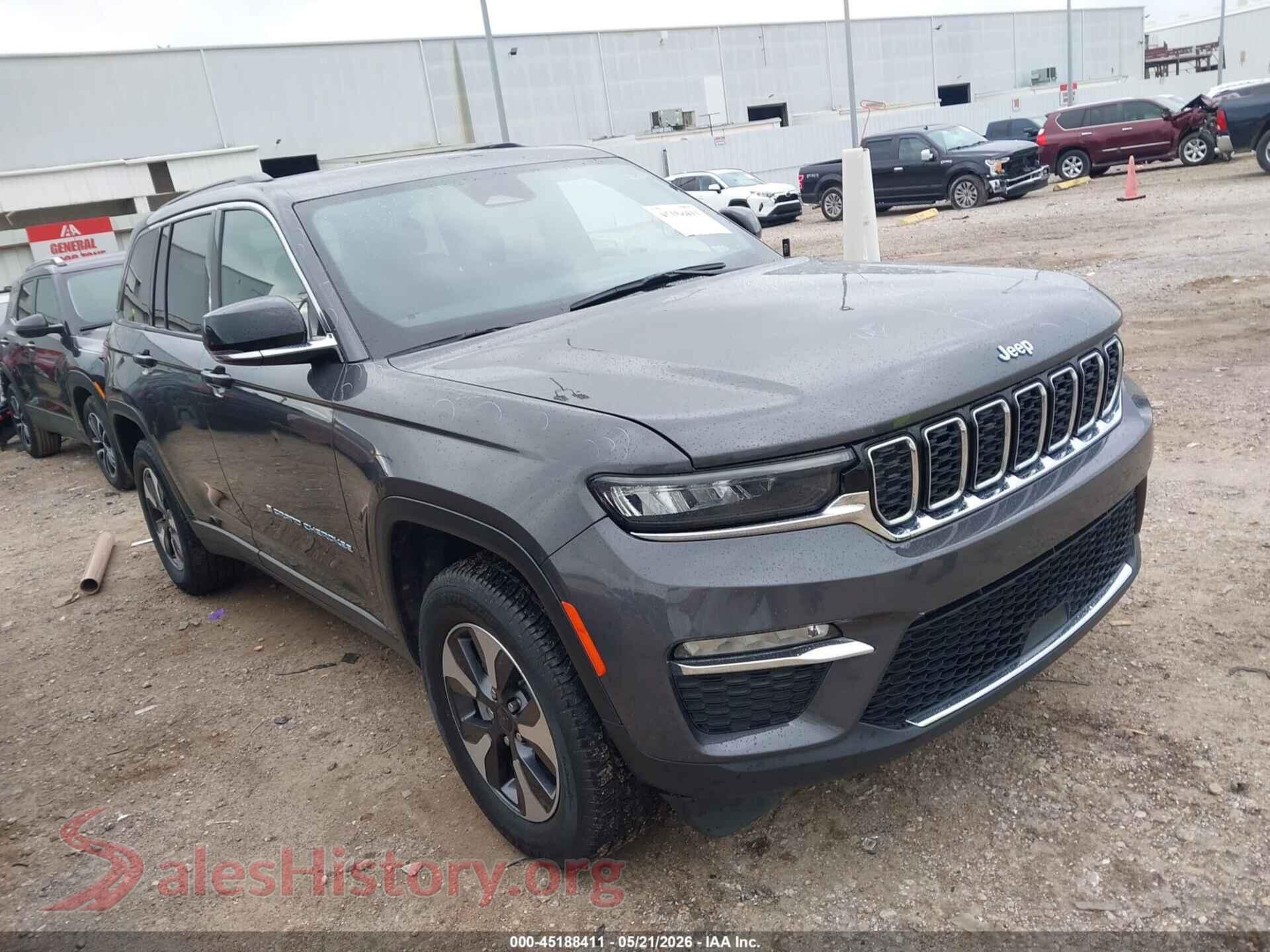 2024 JEEP GRAND CHEROKEE 4XE VIN 1C4RJYB68RC132472, auction photo