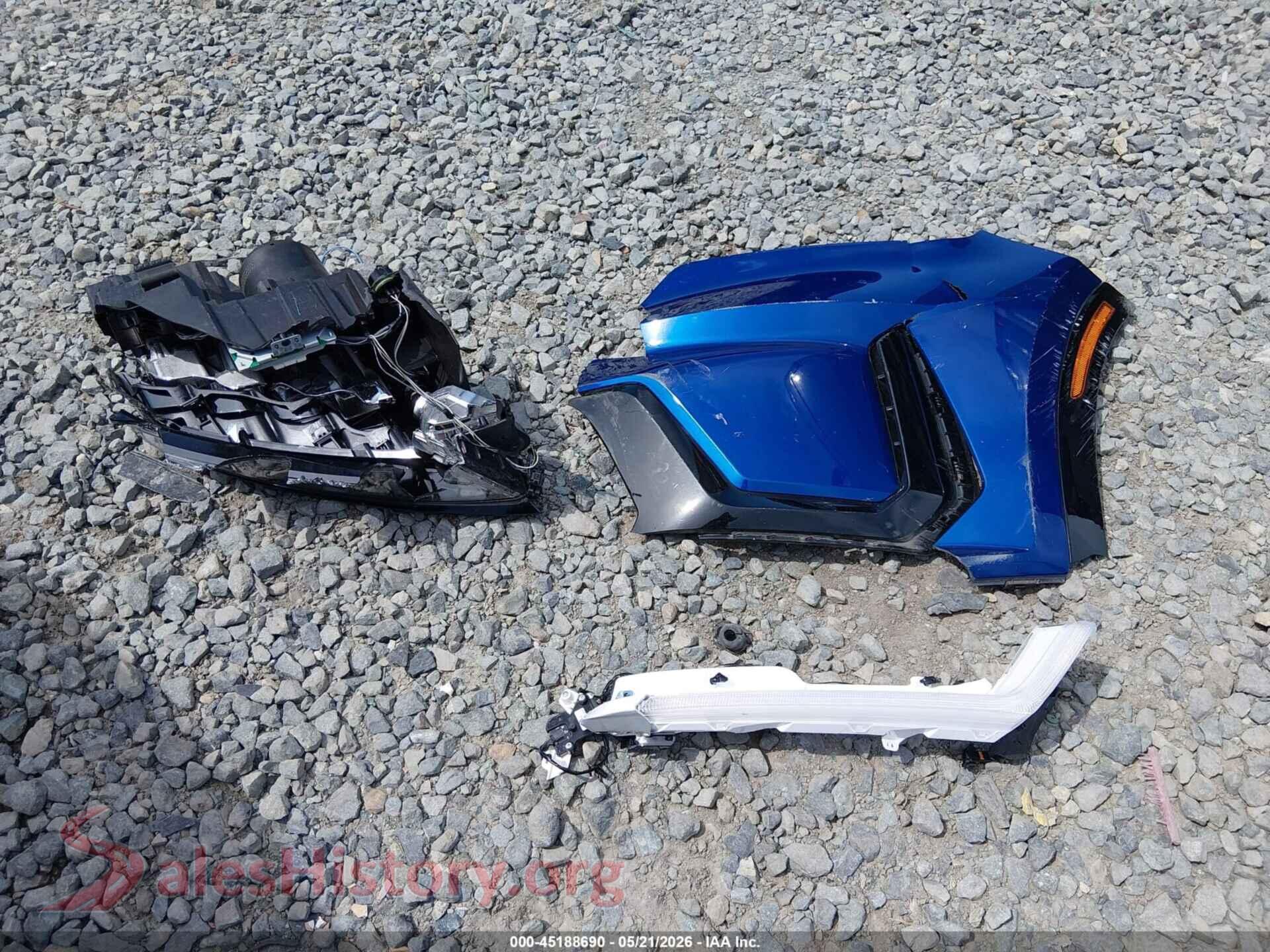2021 KIA SORENTO VIN 5XYRHDLF2MG029197, damage close-up