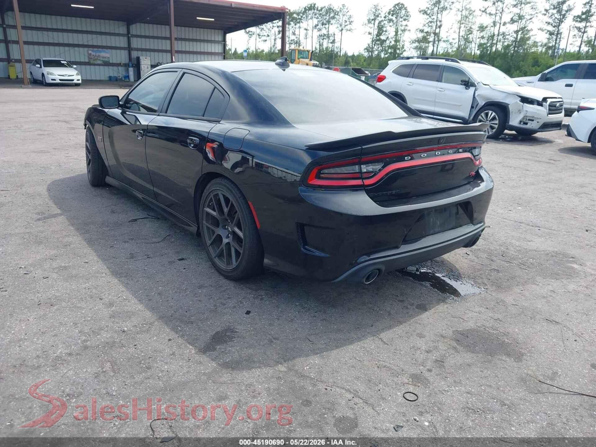 2018 DODGE CHARGER VIN 2C3CDXGJ7JH152433, driver side view