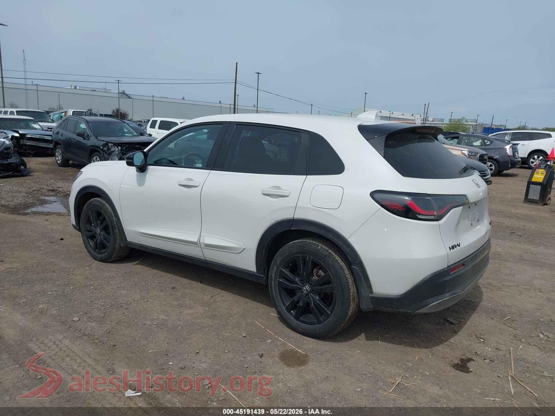 2026 HONDA HR-V VIN 3CZRZ2H59TM703780, driver side view
