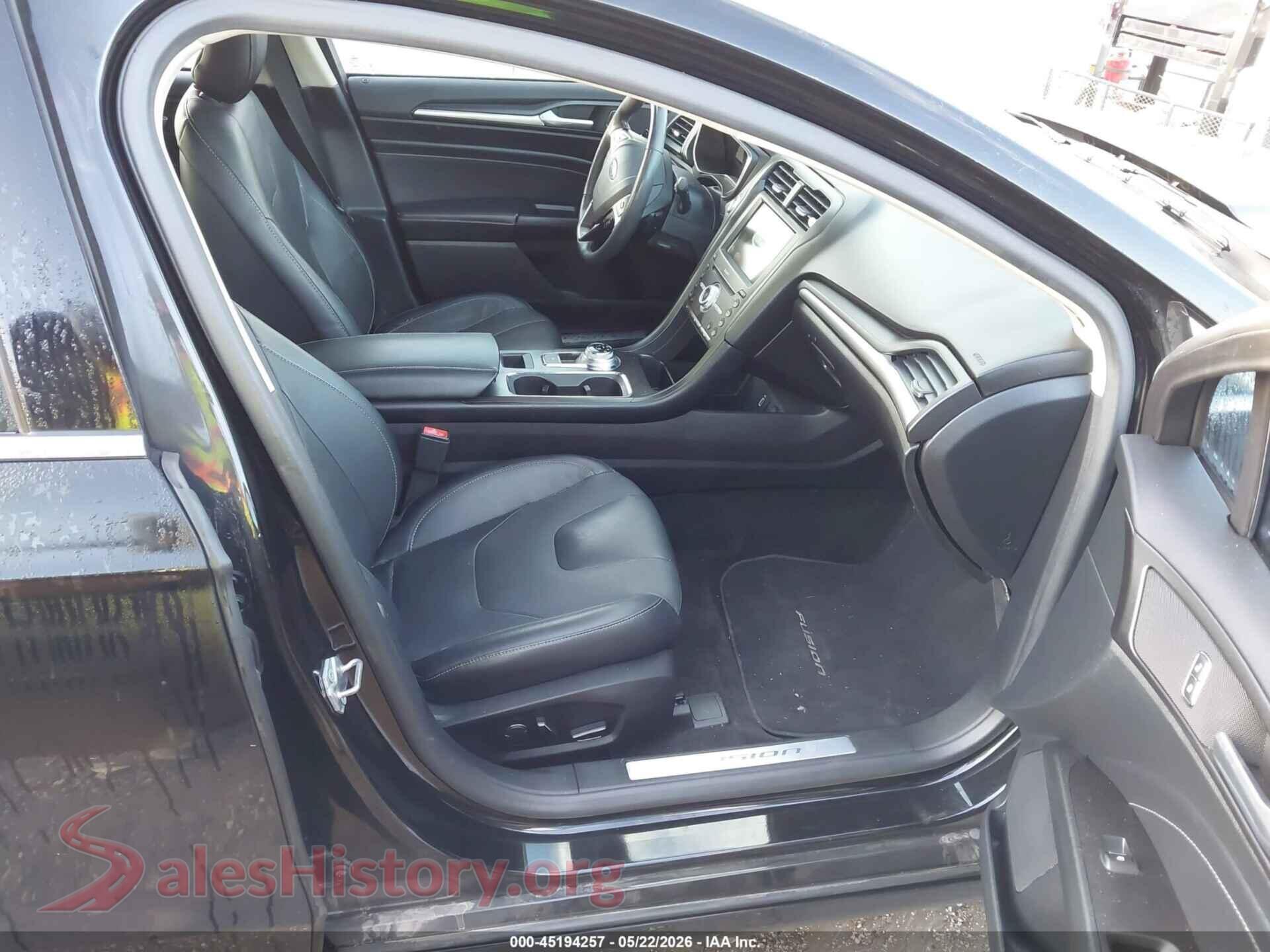 2018 FORD FUSION VIN 3FA6P0D96JR128216, rear view