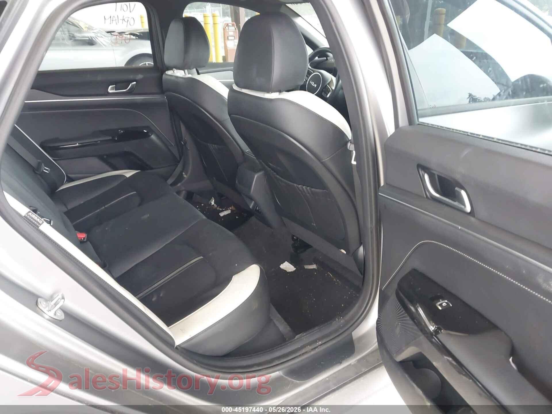 2025 KIA K5 VIN KNAG64J79S5272193, front passenger side