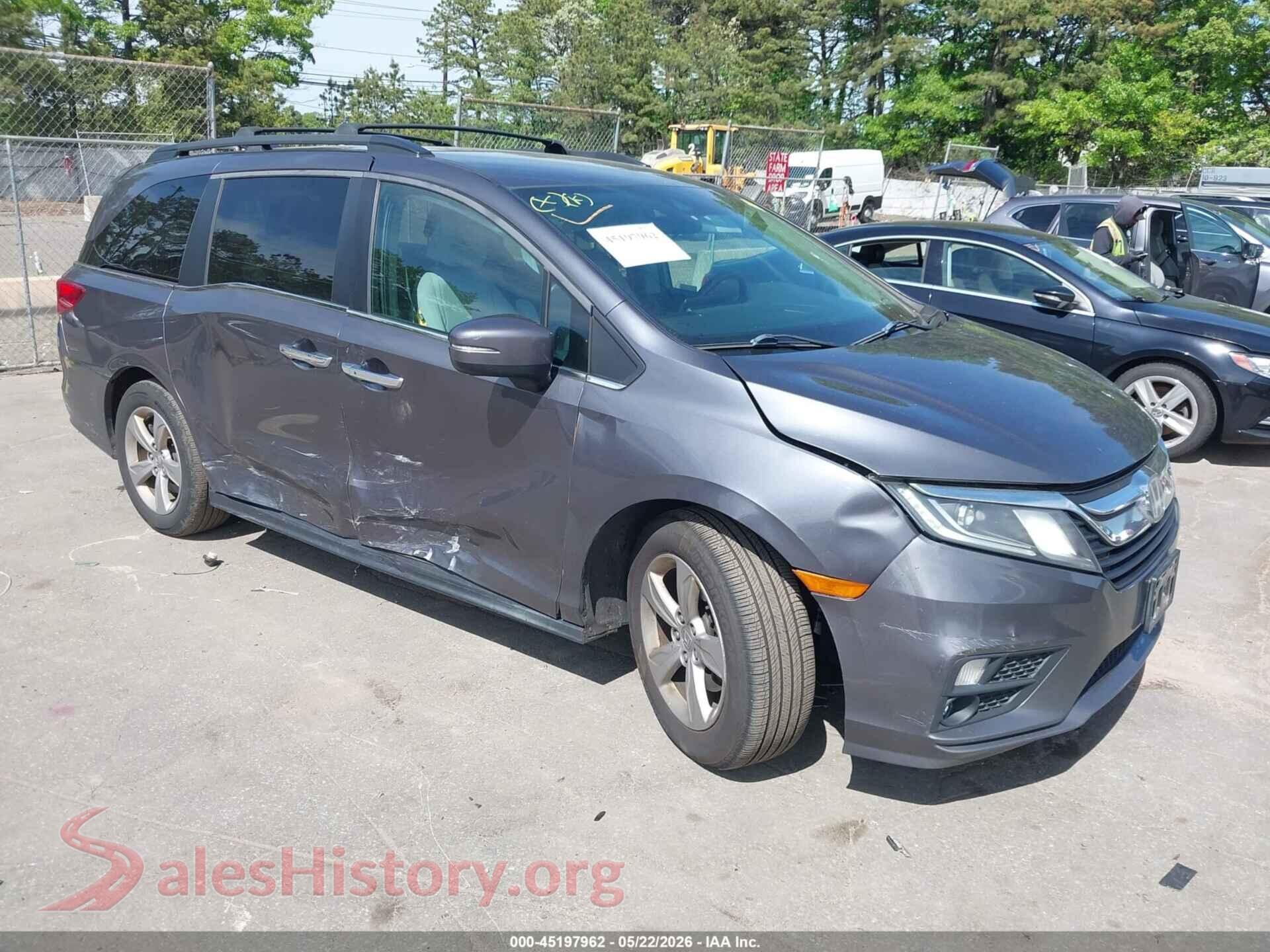 5FNRL6H57KB136020 2019 HONDA ODYSSEY