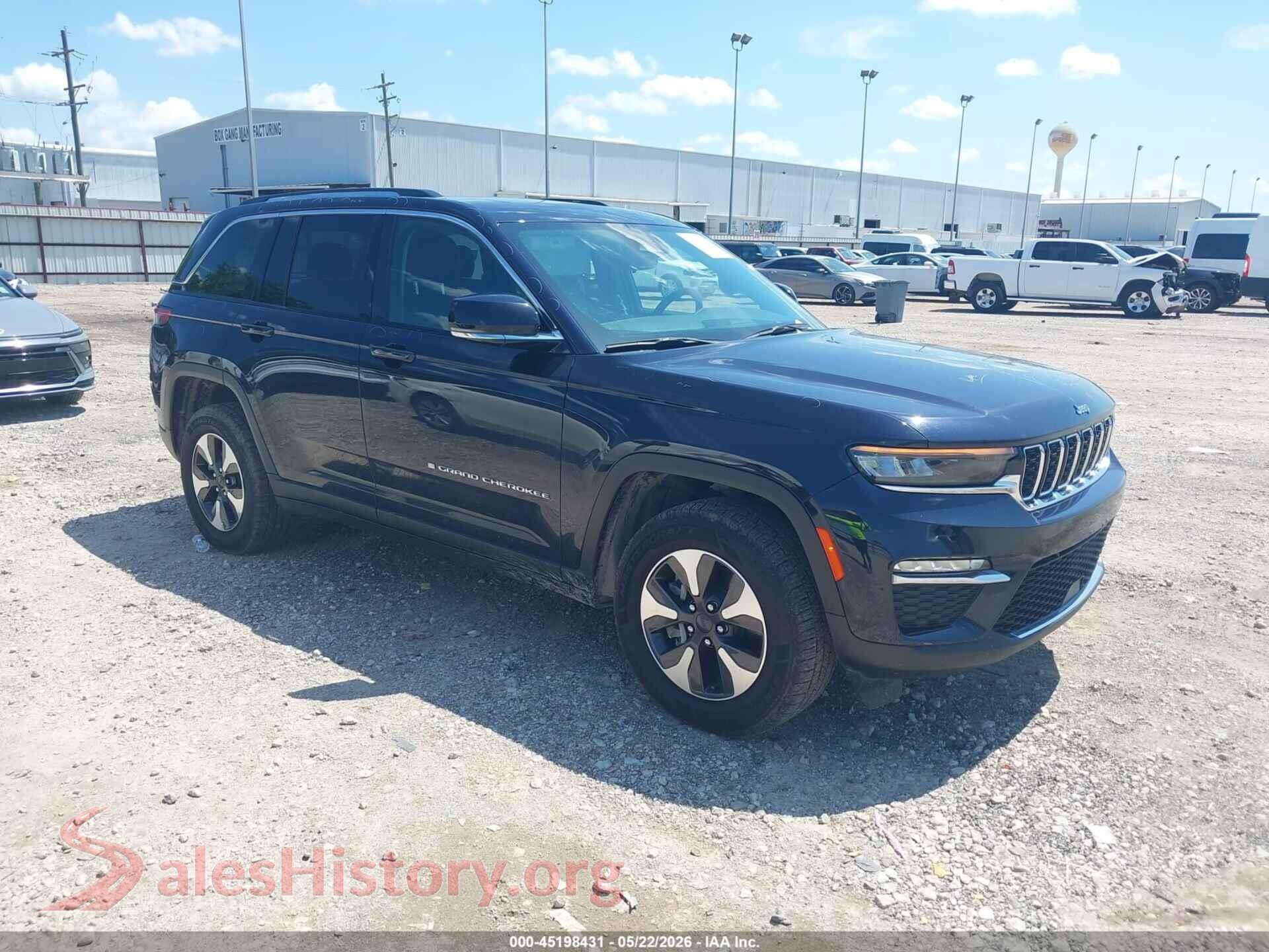 2024 JEEP GRAND CHEROKEE 4XE VIN 1C4RJYB61R8958597, auction photo