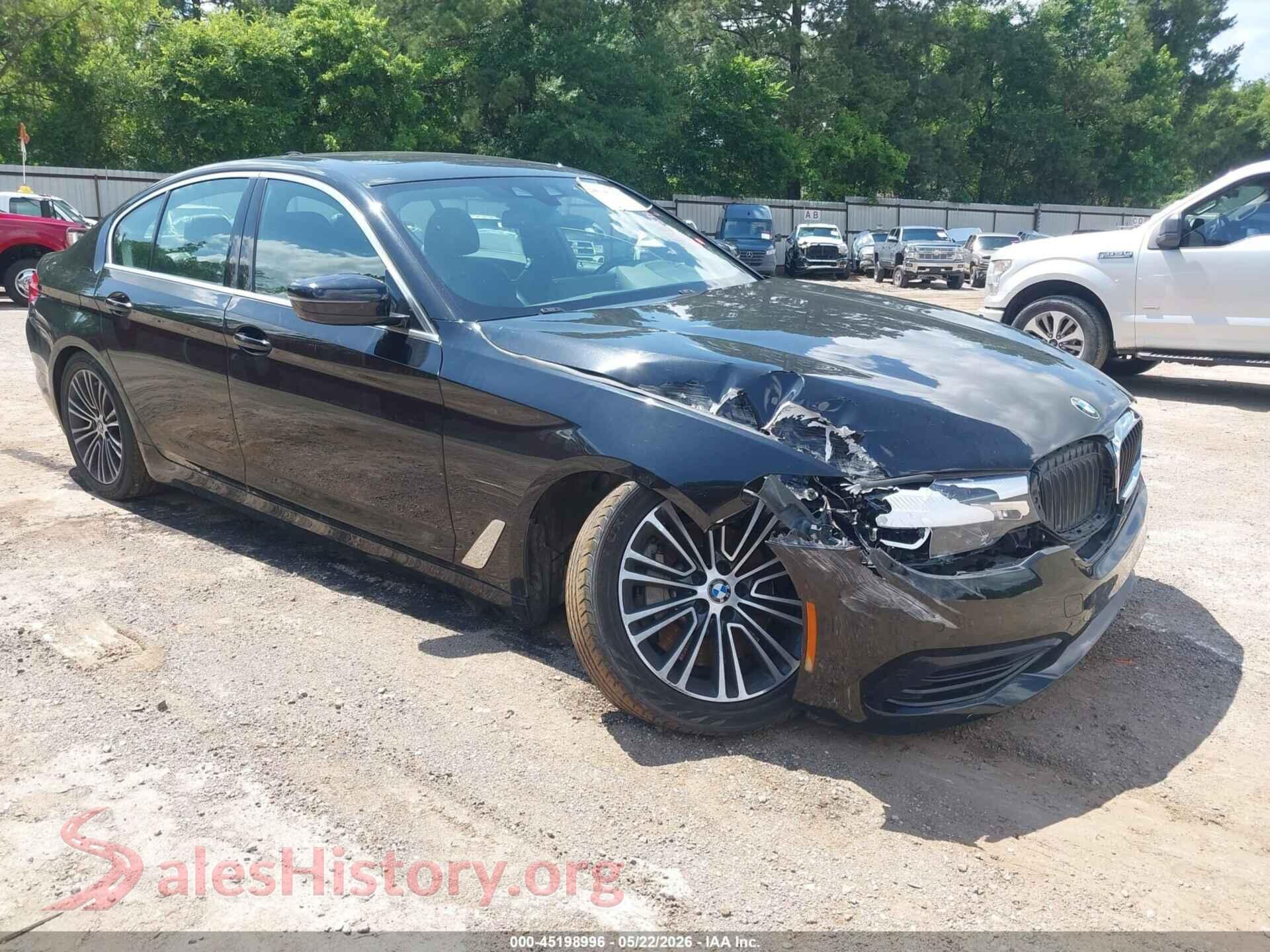 2020 BMW 530I VIN WBAJR3C08LWW64438, auction photo