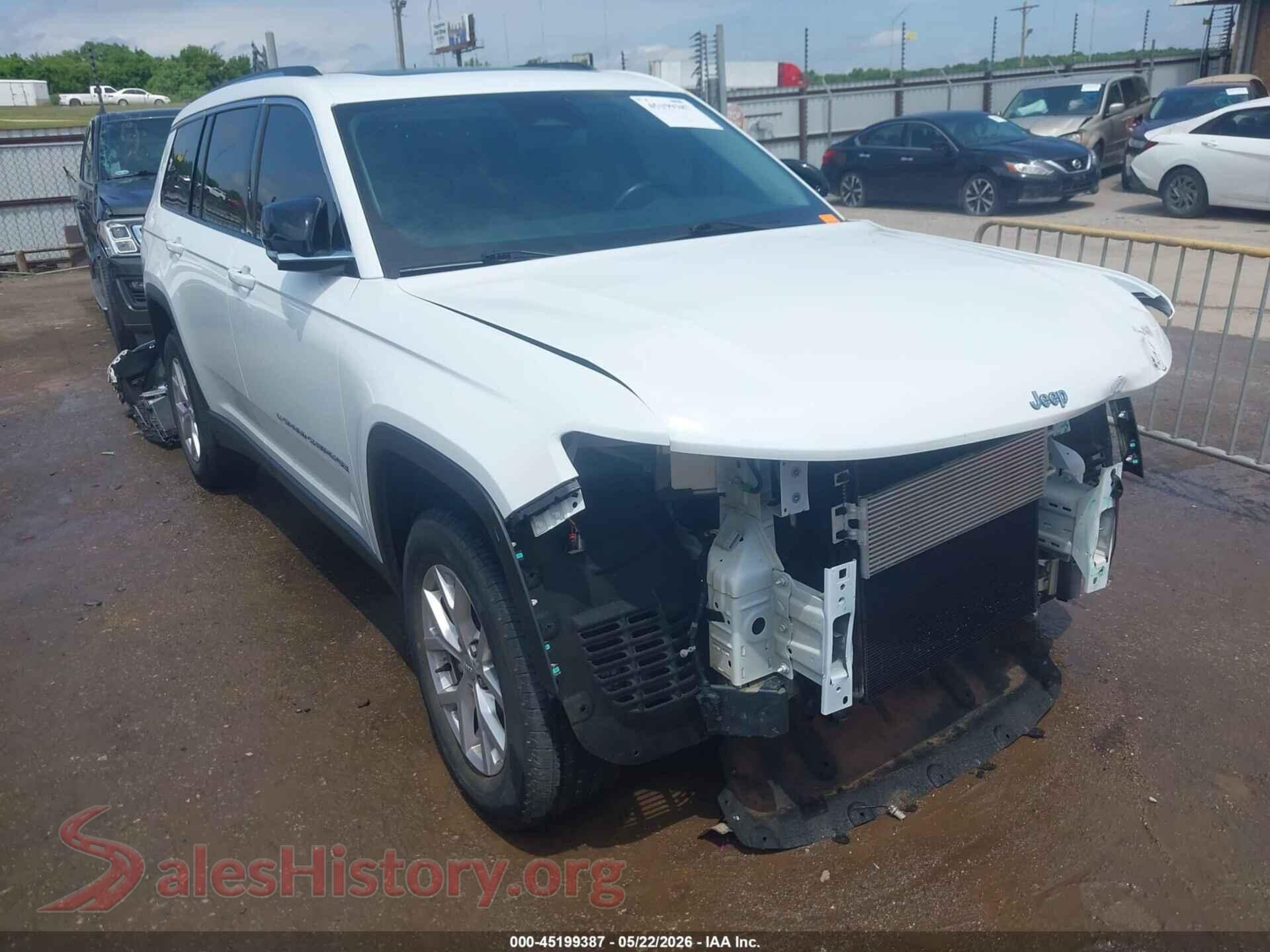 1C4RJKBG0N8606885 2022 JEEP GRAND CHEROKEE L