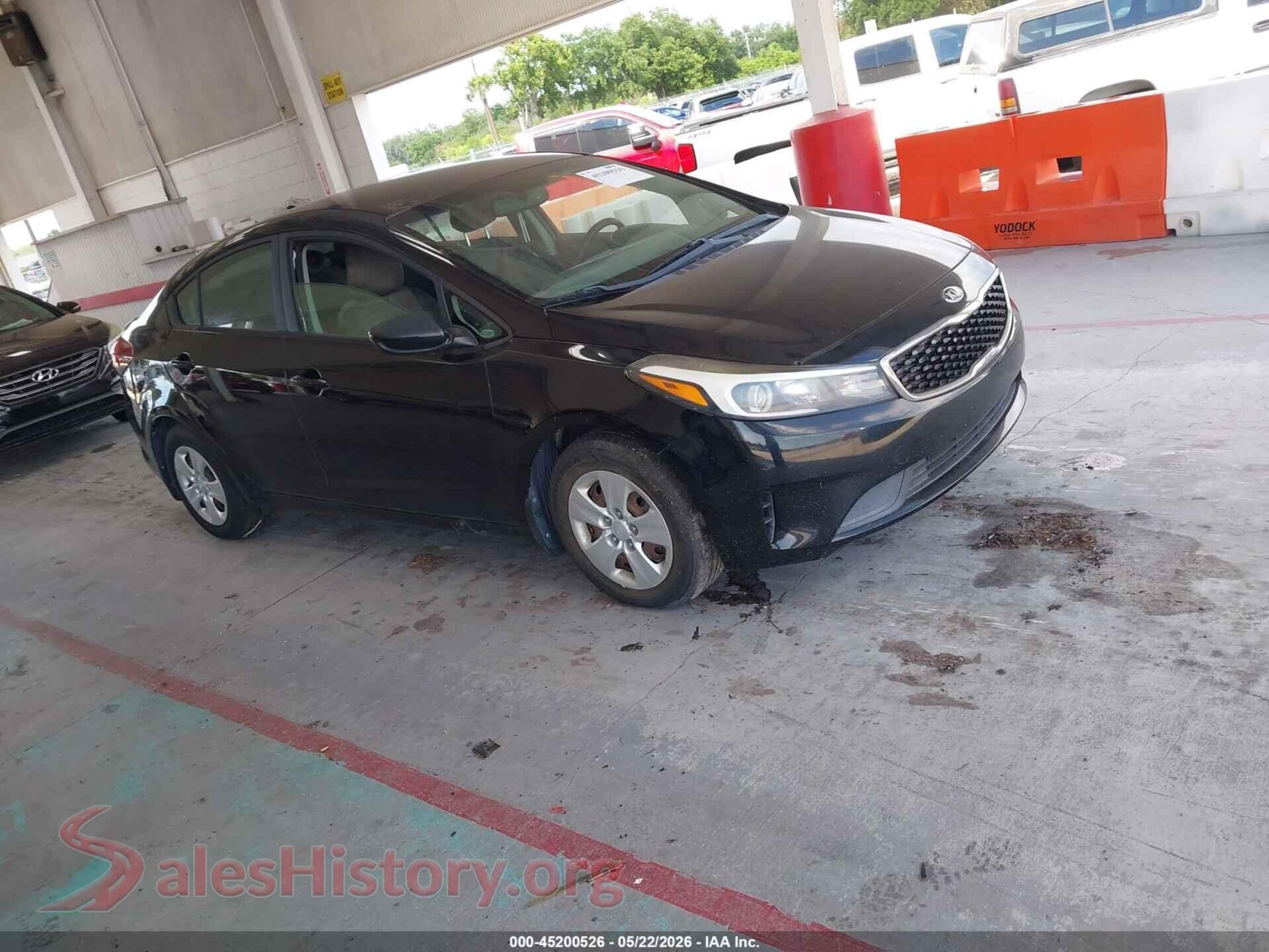 2017 KIA FORTE VIN 3KPFK4A75HE048569, auction photo
