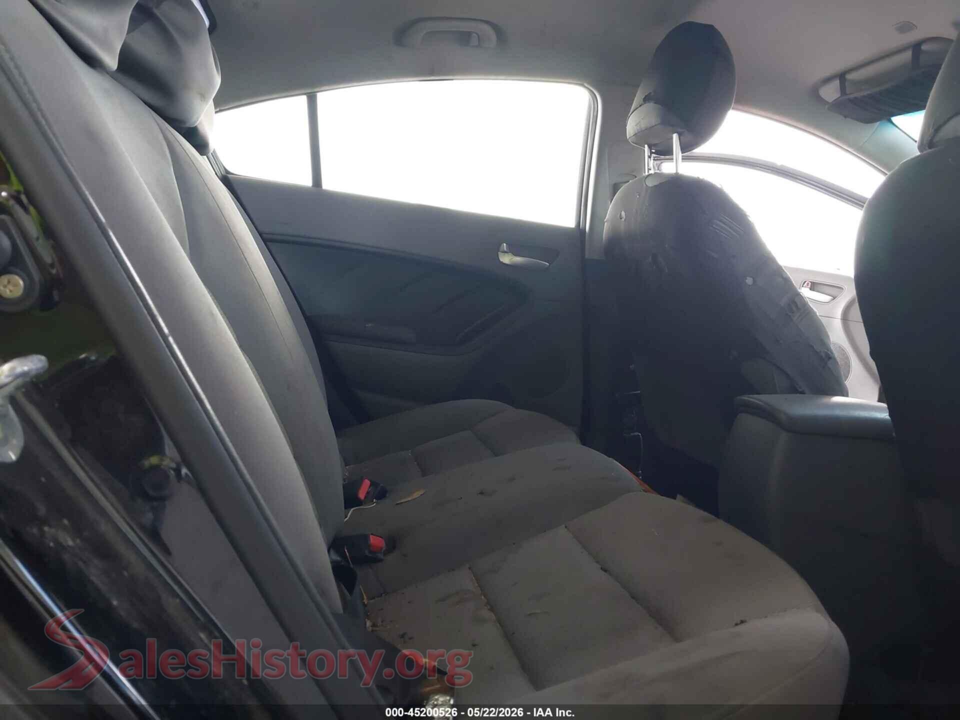 2017 KIA FORTE VIN 3KPFK4A75HE048569, front passenger side