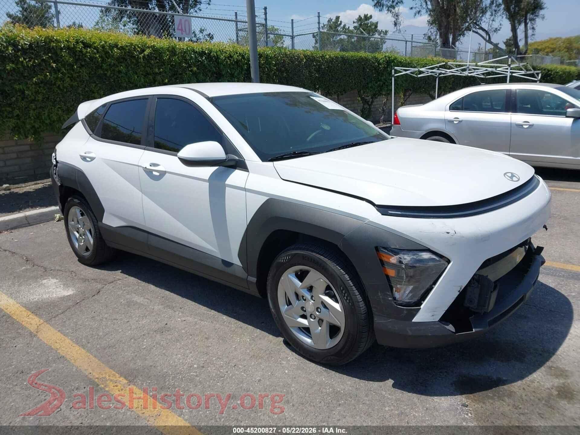 2025 HYUNDAI KONA VIN KM8HA3AB0SU268443, auction photo
