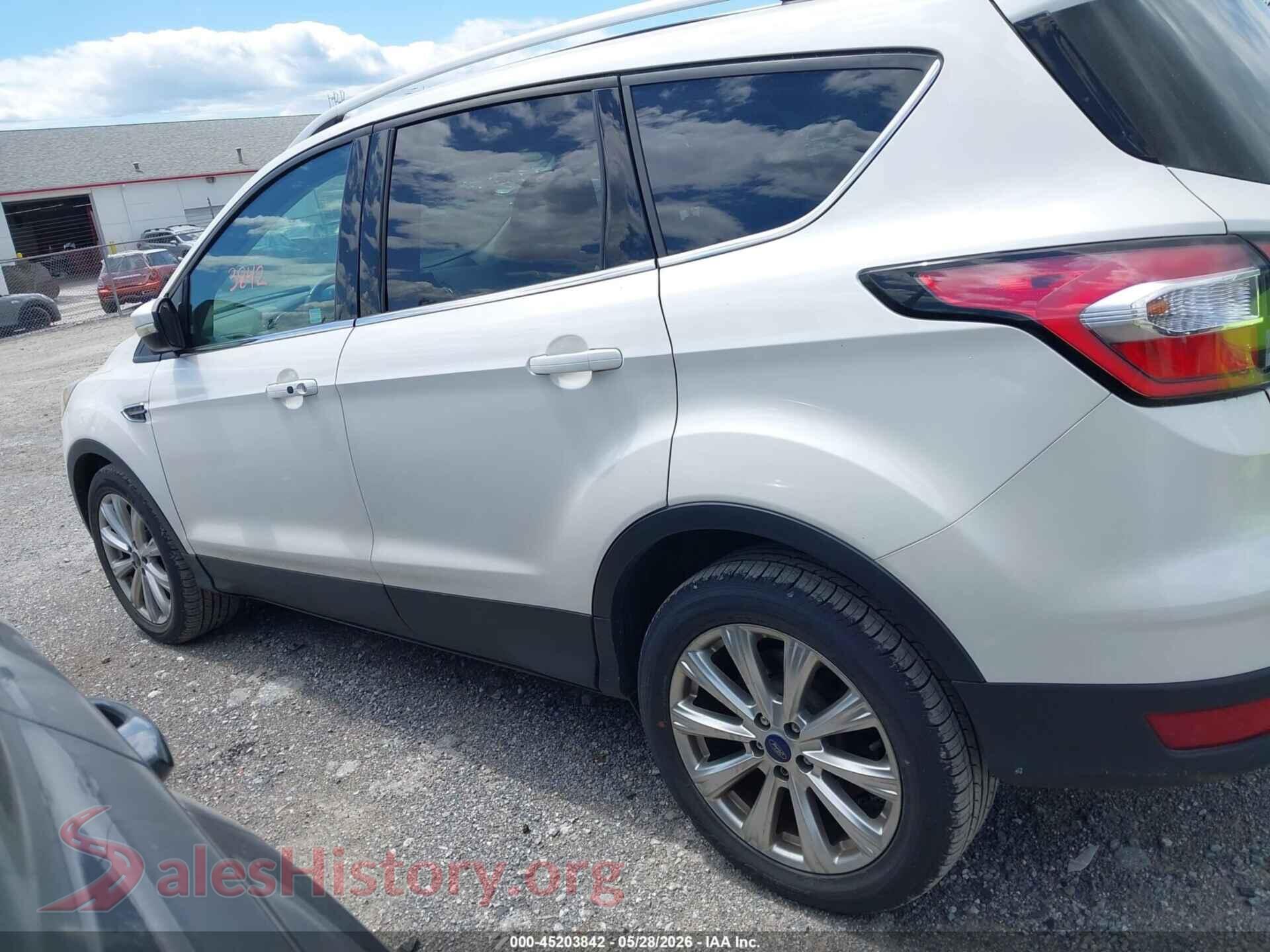 2017 FORD ESCAPE VIN 1FMCU9JD7HUC06276, auction photo 14