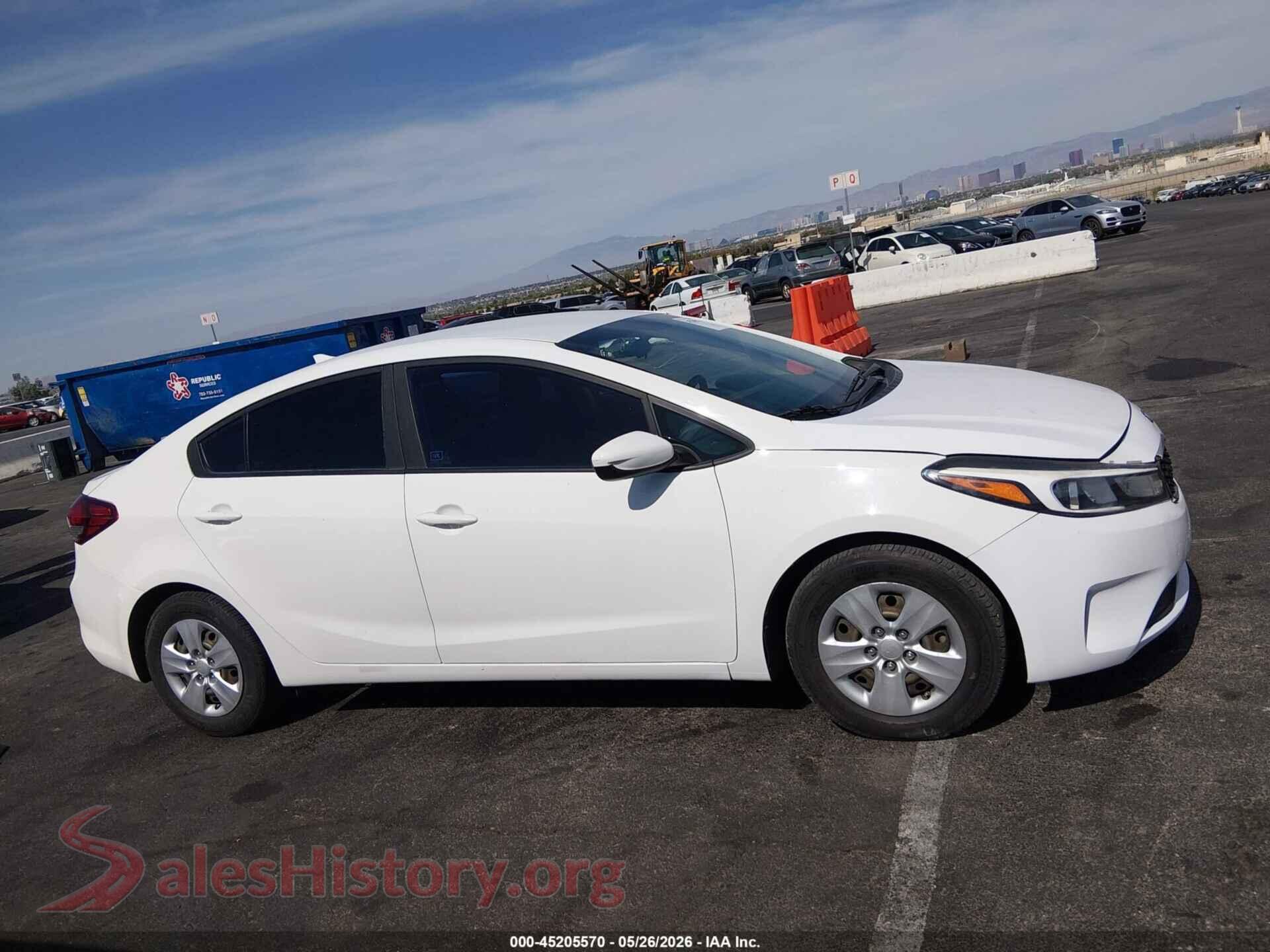2018 KIA FORTE VIN 3KPFK4A73JE184916, auction photo 13