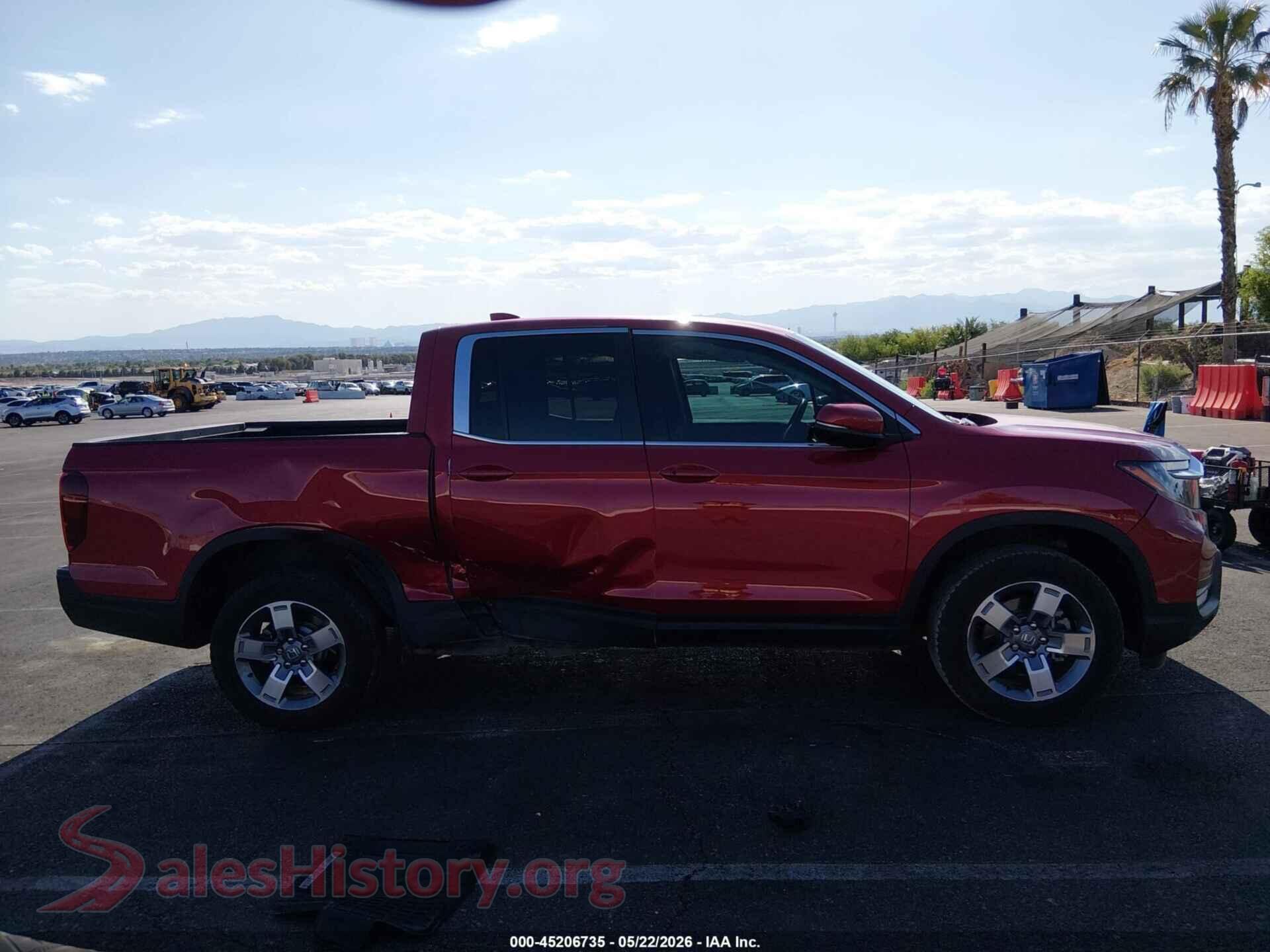 2025 HONDA RIDGELINE VIN 5FPYK3F53SB020207, auction photo 13