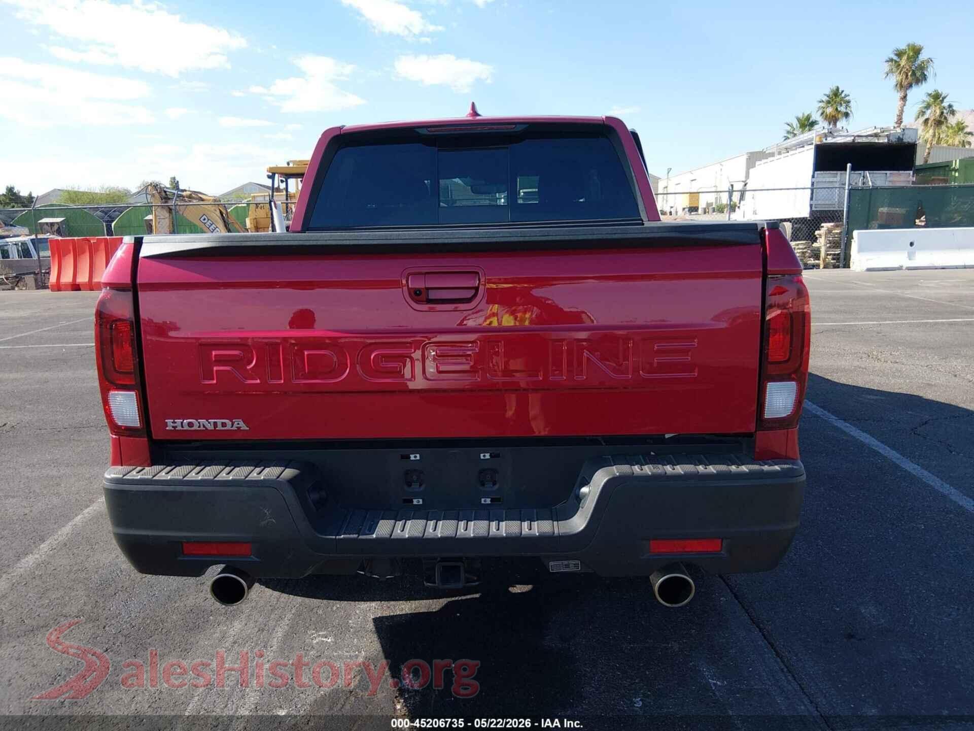 2025 HONDA RIDGELINE VIN 5FPYK3F53SB020207, auction photo 16