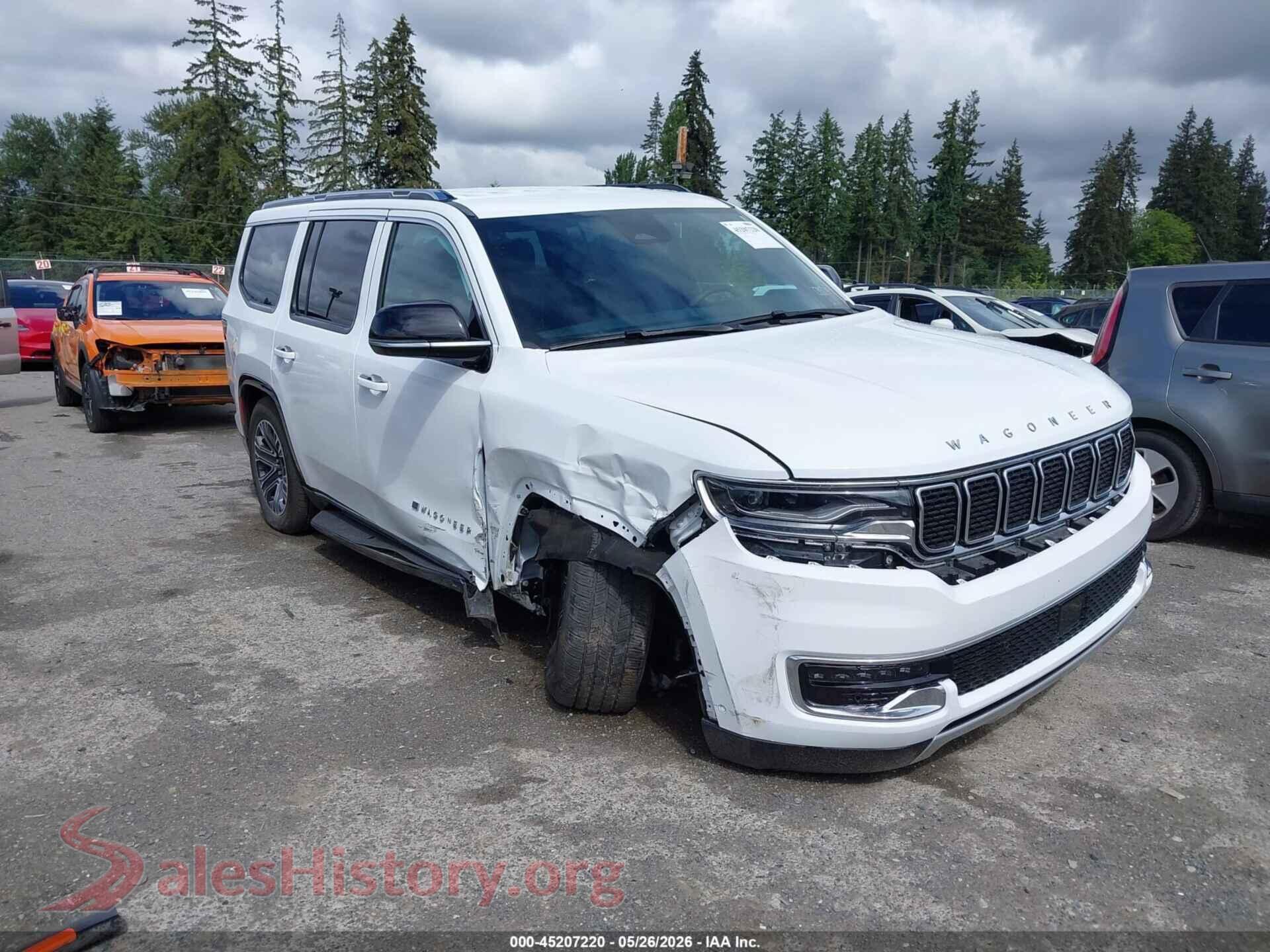 2025 JEEP WAGONEER VIN 1C4SJVBP2SS536078, auction photo