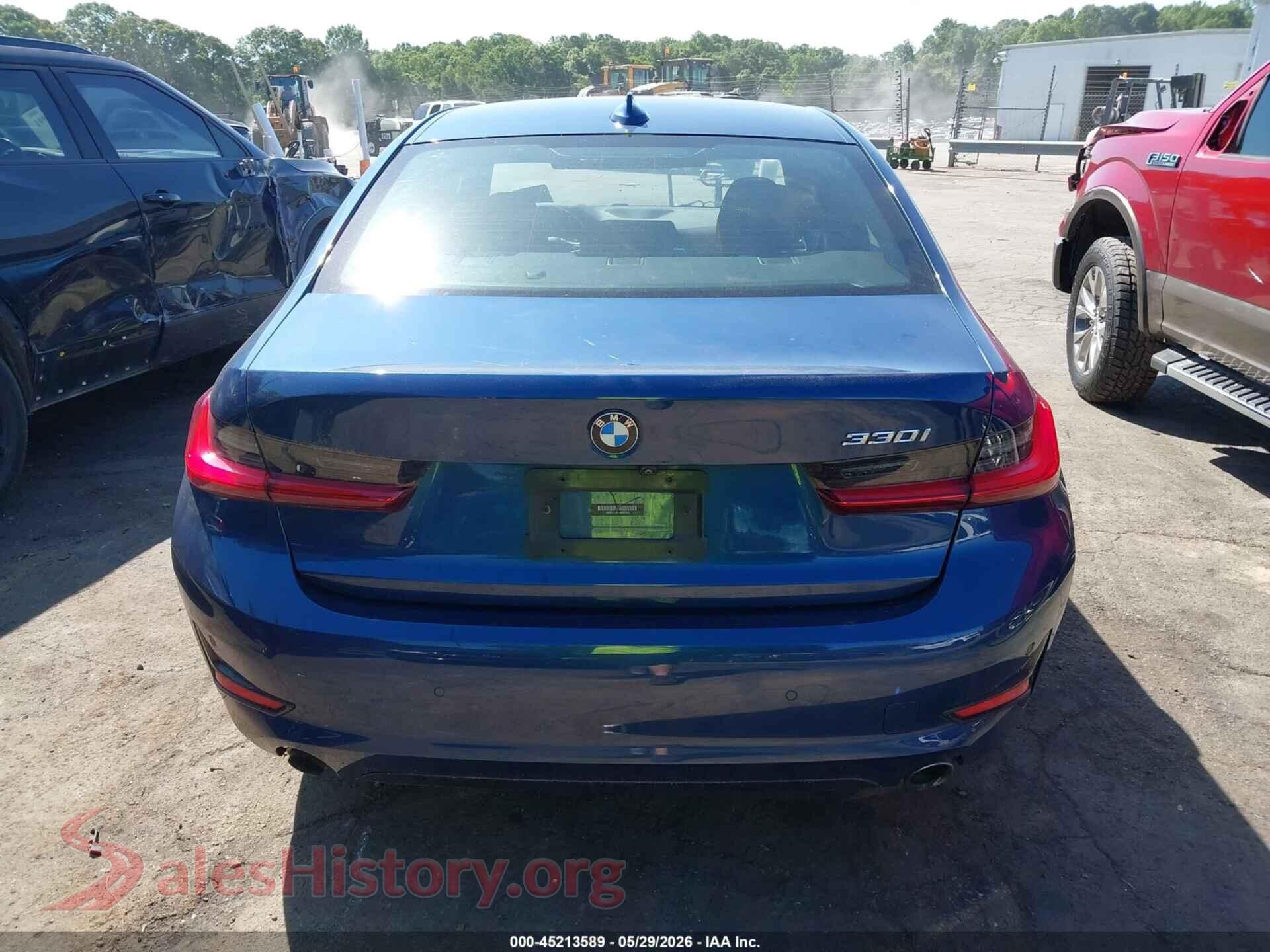 2021 BMW 330I VIN 3MW5R1J01M8B87063, auction photo 16