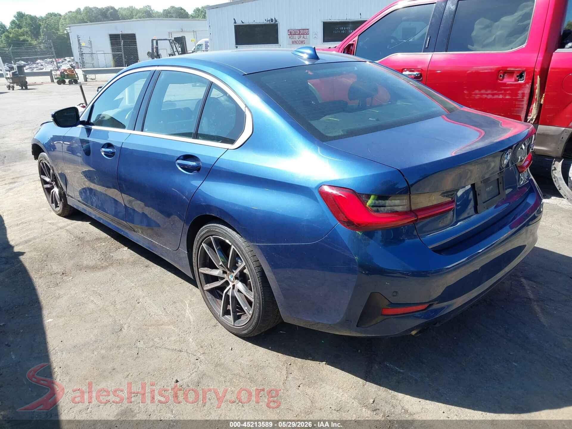 2021 BMW 330I VIN 3MW5R1J01M8B87063, driver side view
