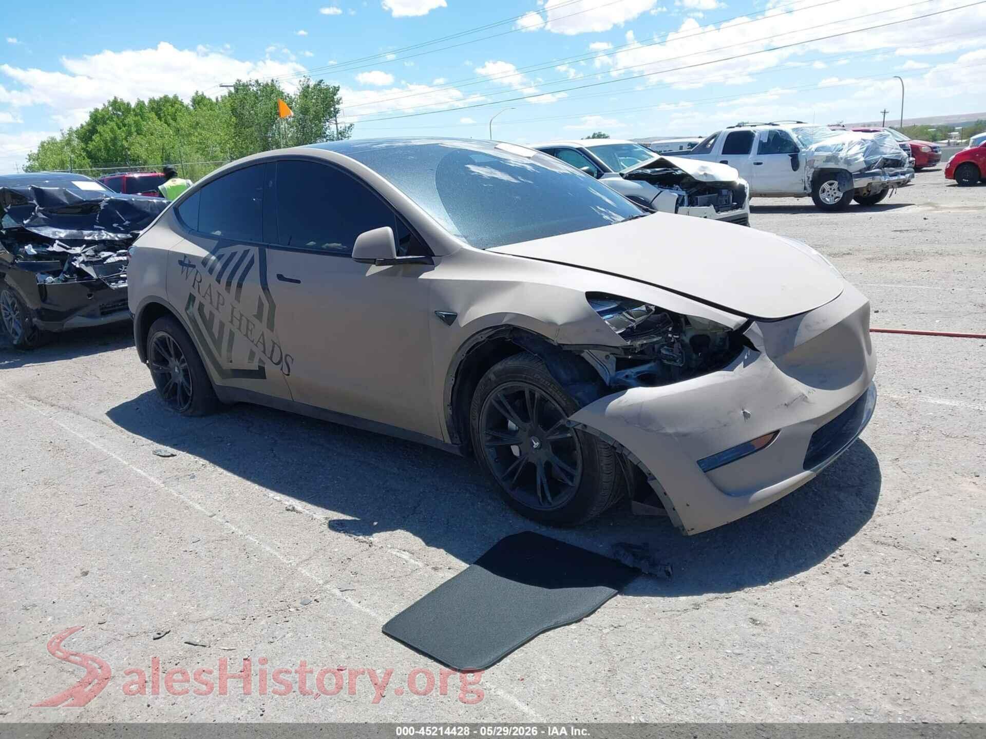7SAYGDED1SF243289 2025 TESLA MODEL Y