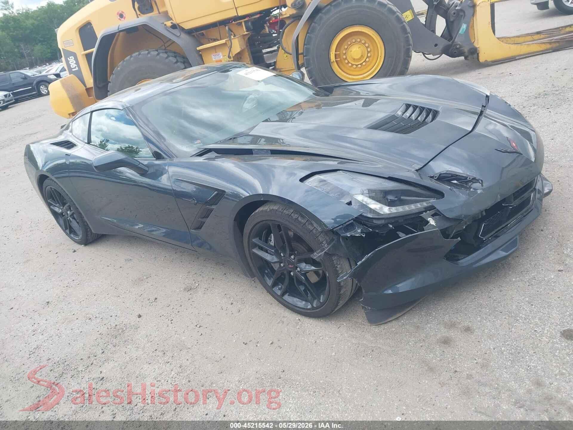 2019 CHEVROLET CORVETTE VIN 1G1YB2D70K5119004, auction photo