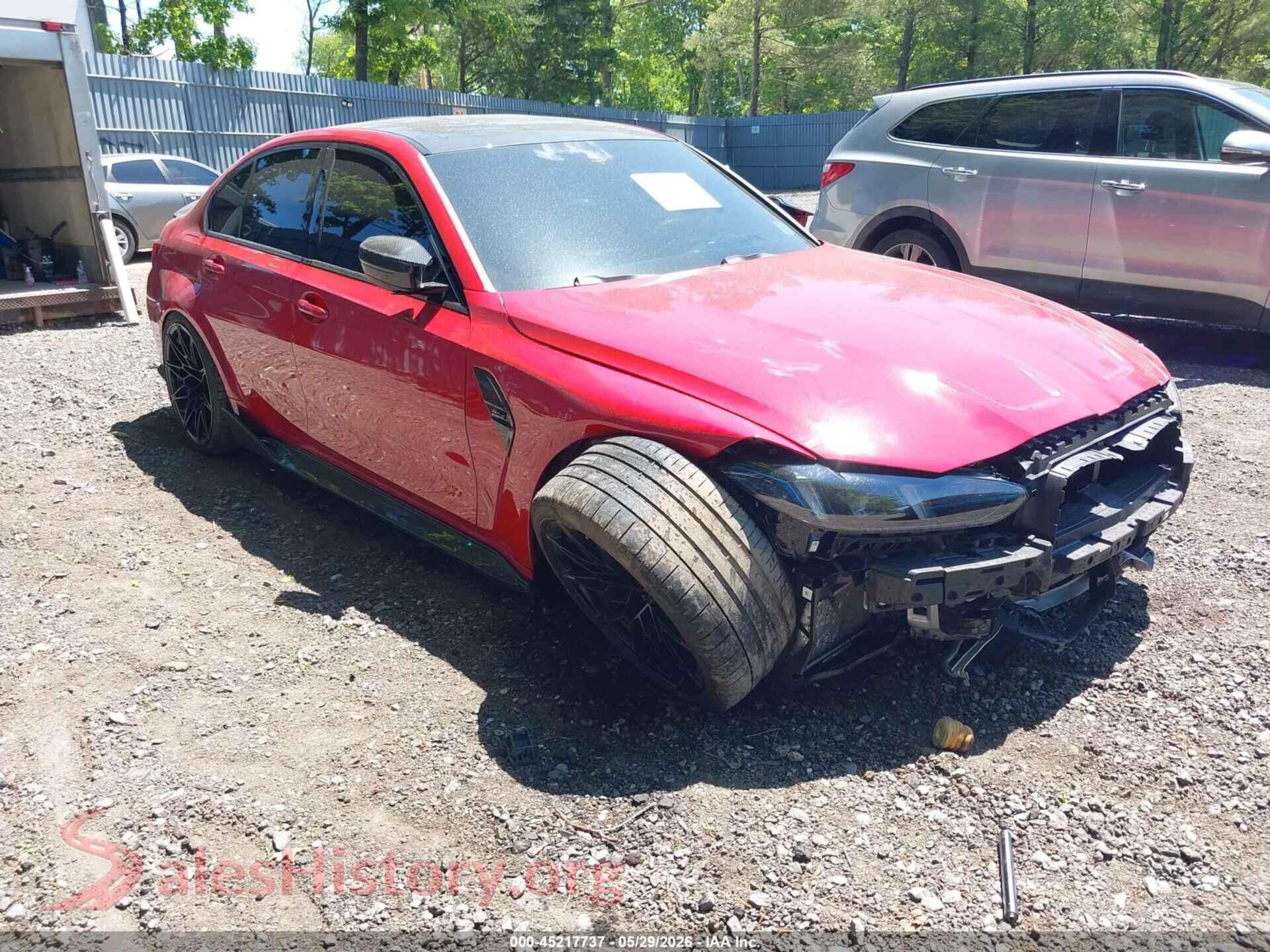 2025 BMW M3 VIN WBS33HJ0XSFU24098, auction photo