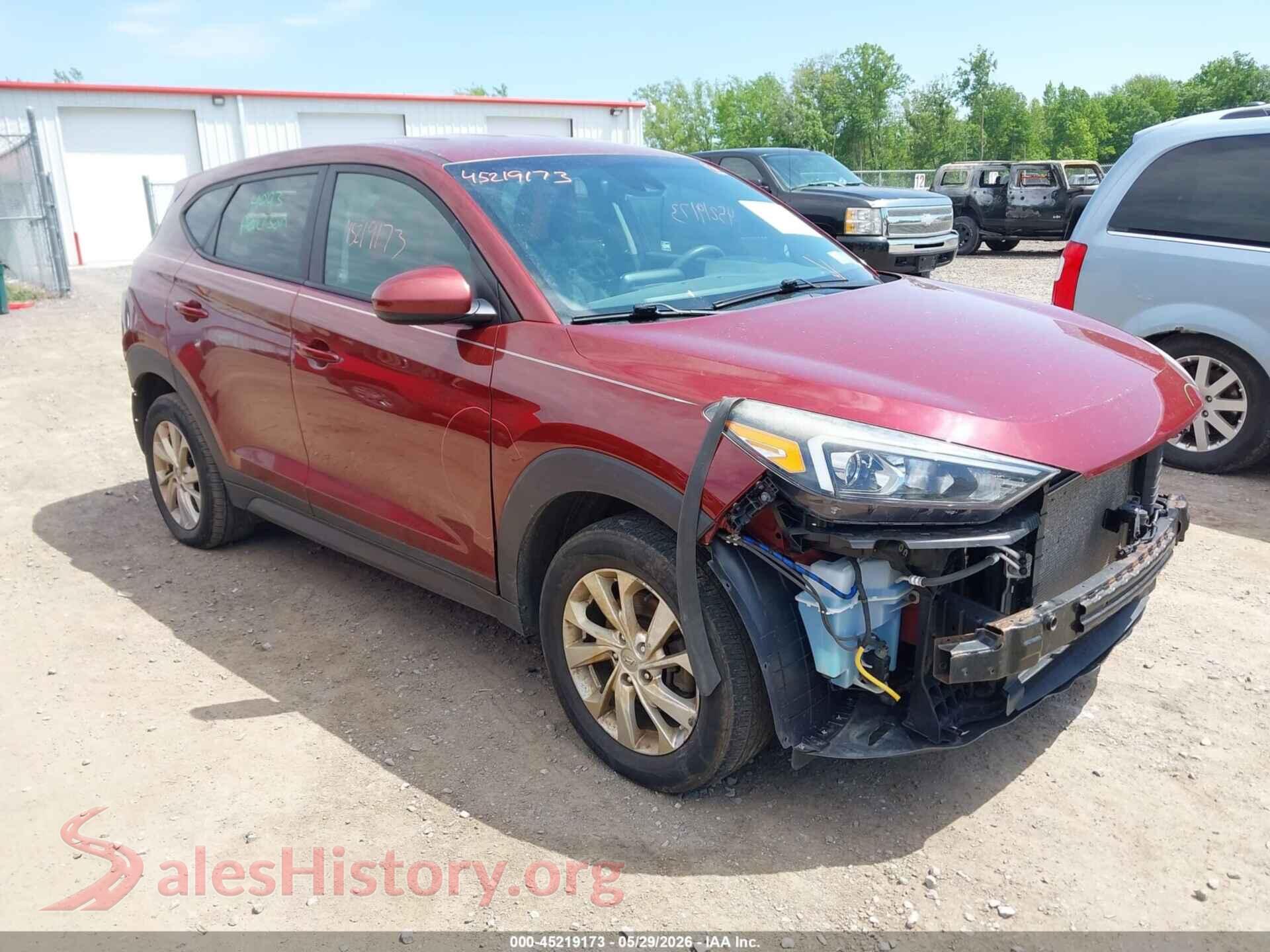 2019 HYUNDAI TUCSON VIN KM8J2CA44KU886235, auction photo