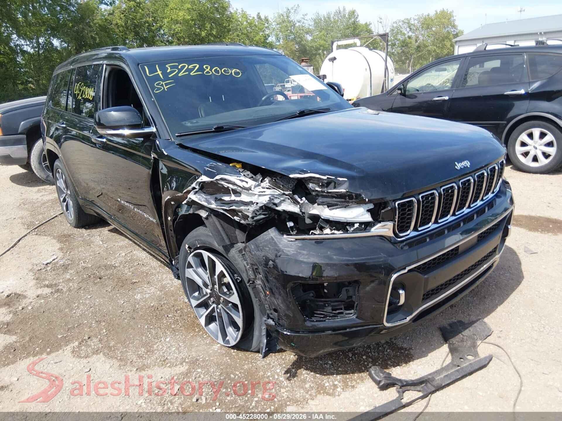 1C4RJKDG2N8583347 2022 JEEP GRAND CHEROKEE L