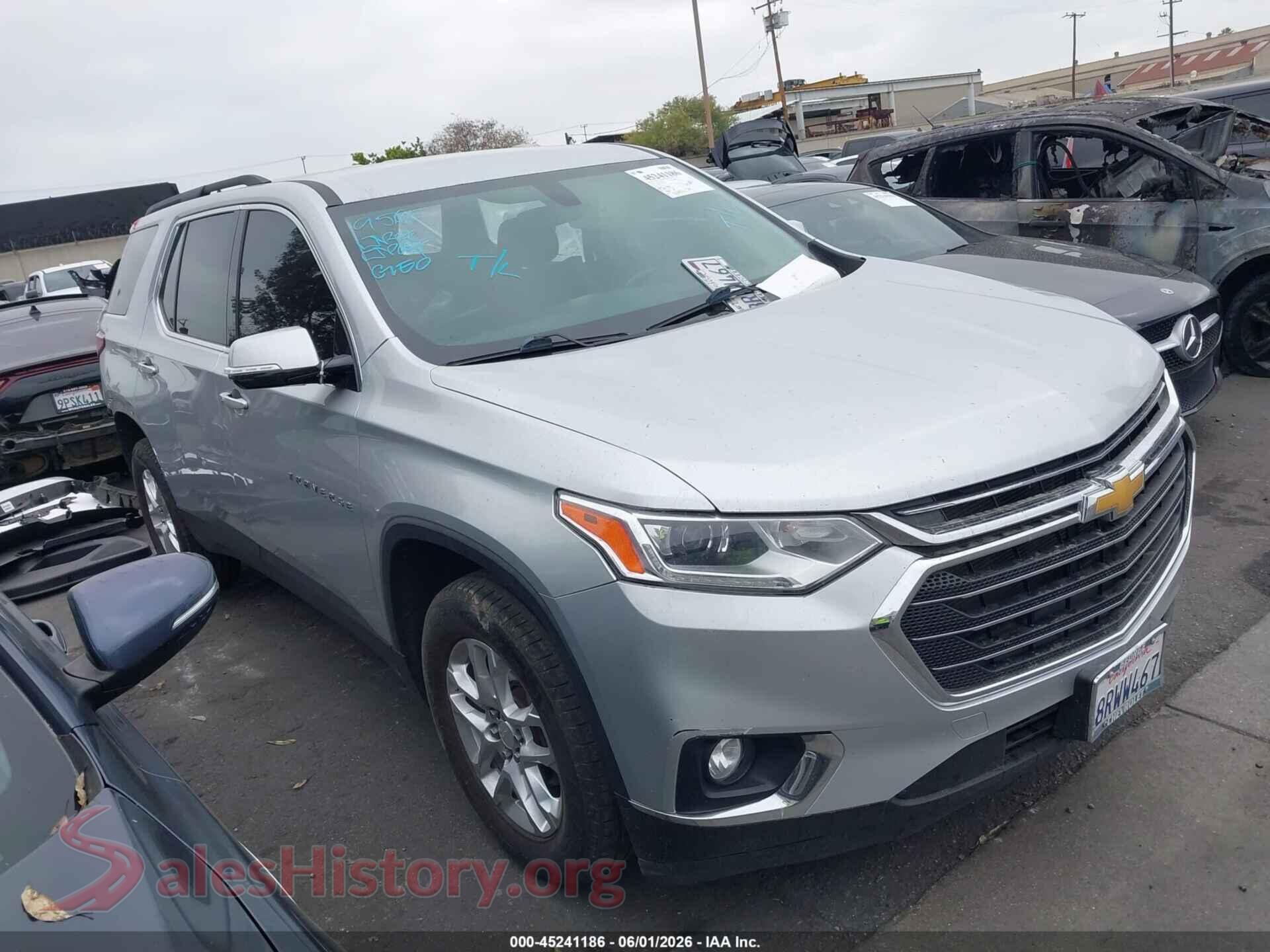 1GNERGKW7LJ266658 2020 CHEVROLET TRAVERSE