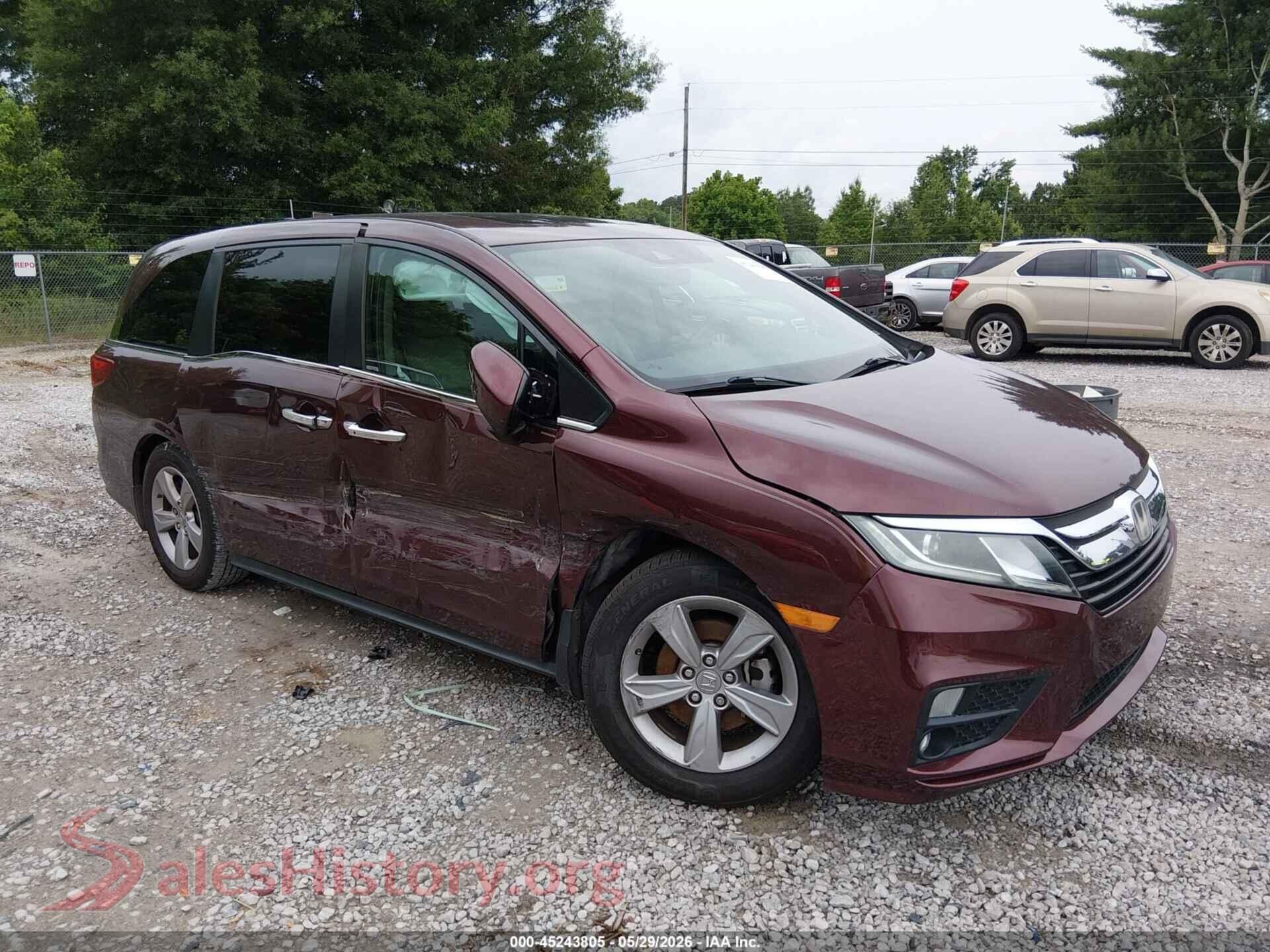 5FNRL6H75KB111358 2019 HONDA ODYSSEY